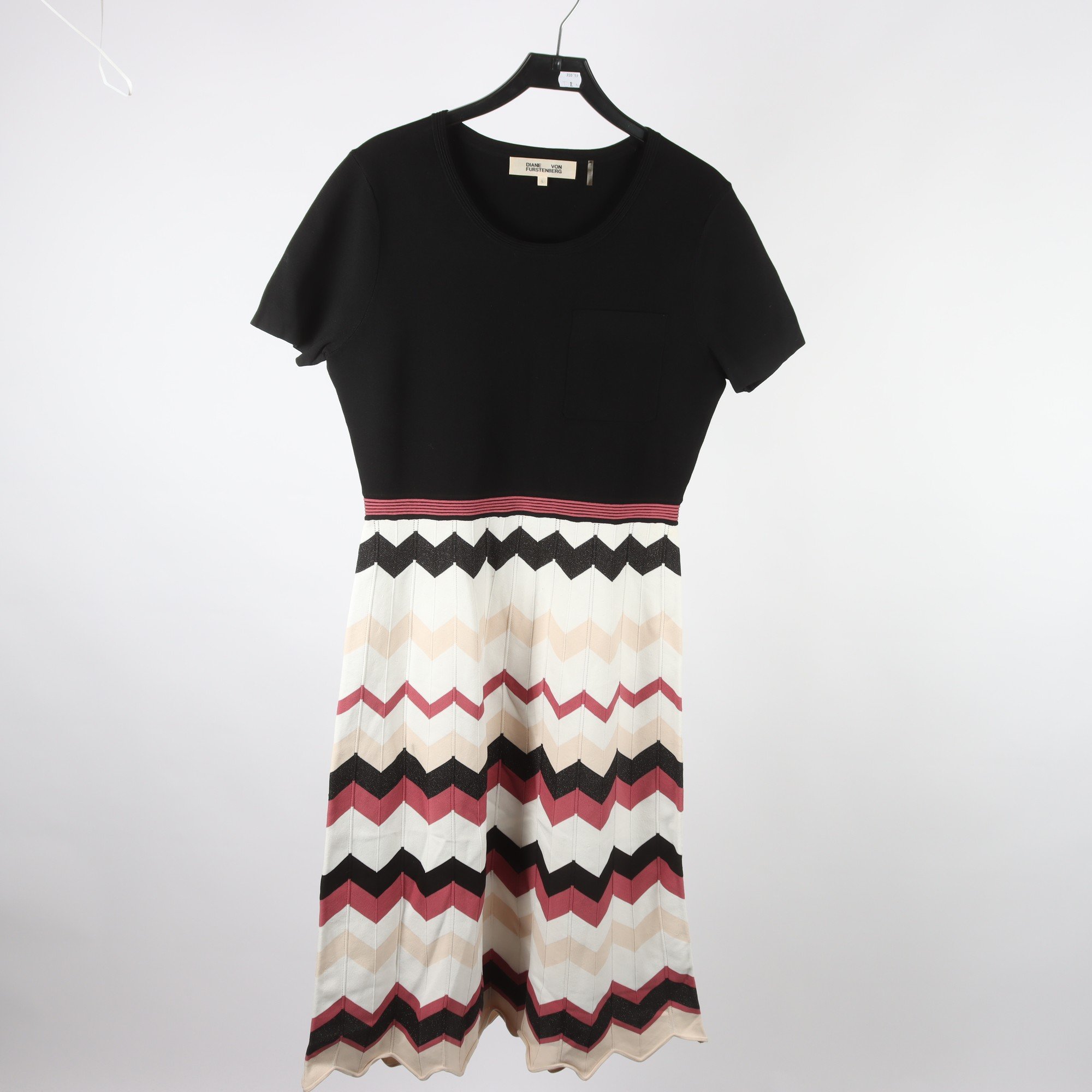 Klänning, Diane von Furstenberg, flerfärgad, stl. L