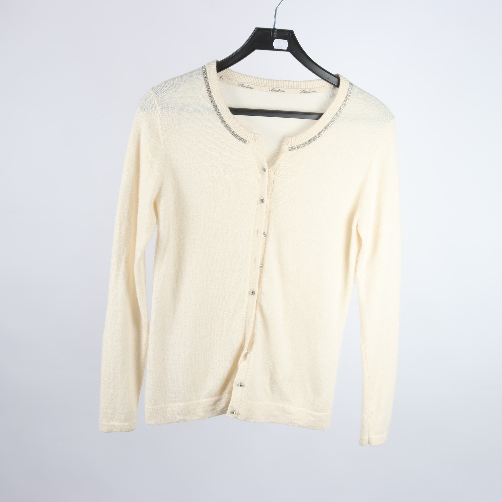 Kofta, Stenströms, beige, 100% cashmere, stl. S.