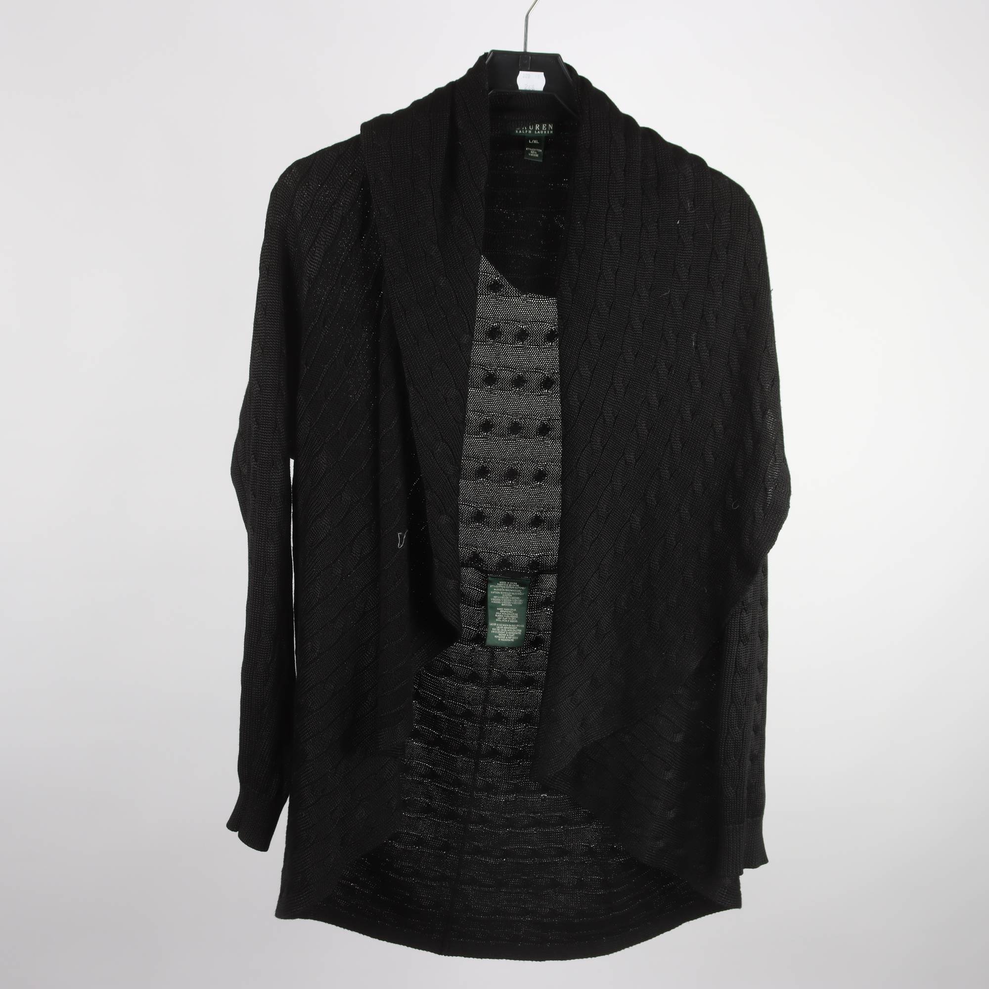 Kofta, Lauren Ralph Lauren, svart, stl. L/XL.