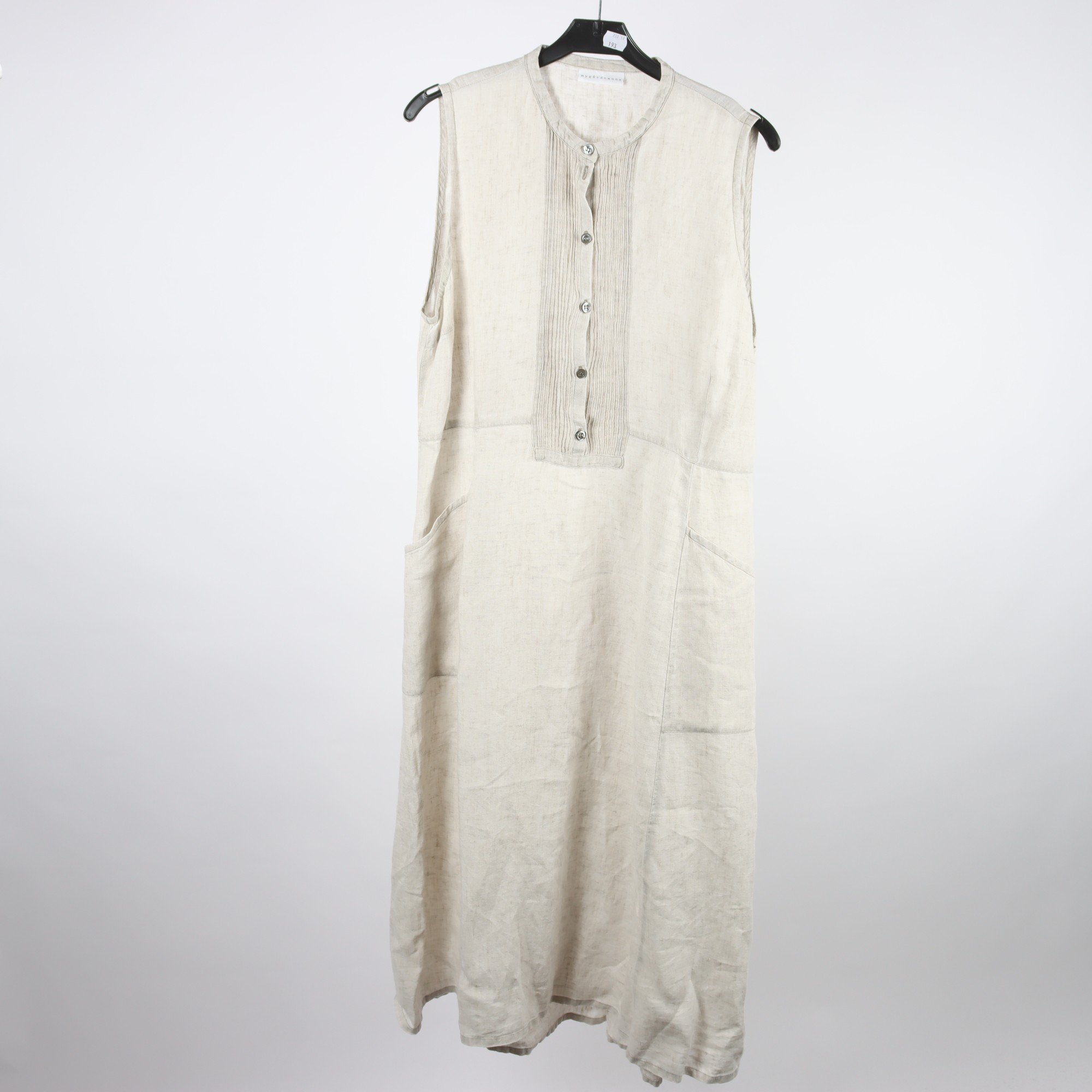 Klänning, Nygårdsanna, sand, 100% linne, stl. 44
