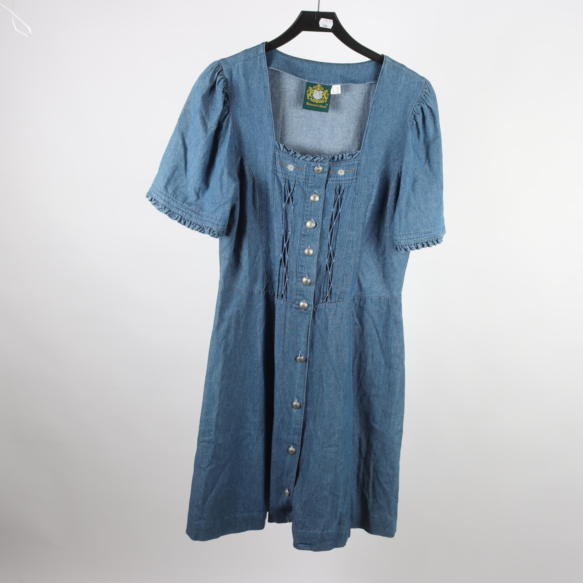 Jeansklänning, Hammerschmid, blå, stl. 44