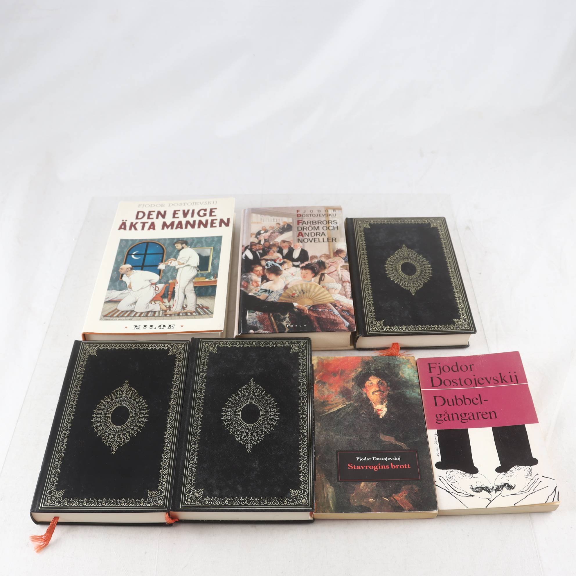 Fjodor Dostojevskij, bokpaket med 7 volymer