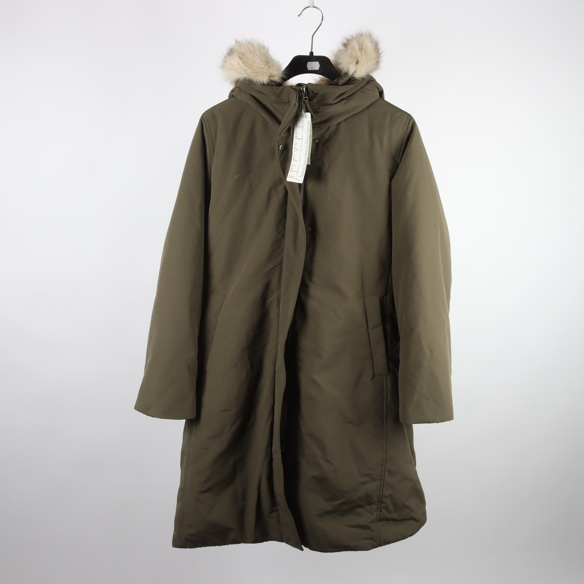 Vinterjacka, Uniqlo, kaki, stl. XL.