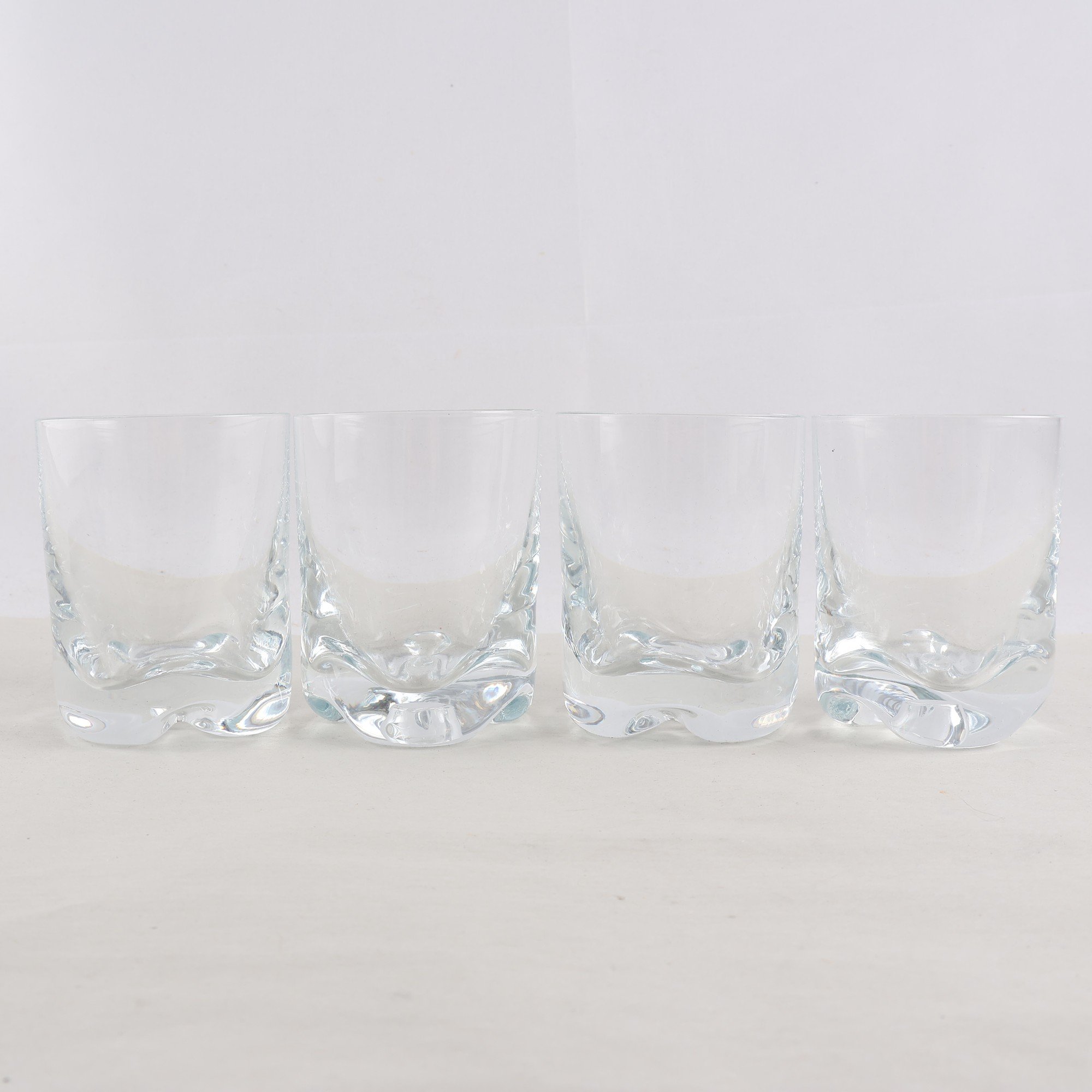 Whiskeyglas, iittala, ’Gaissa’, Tapio Wirkkala, 4 st. Samfraktas ej.