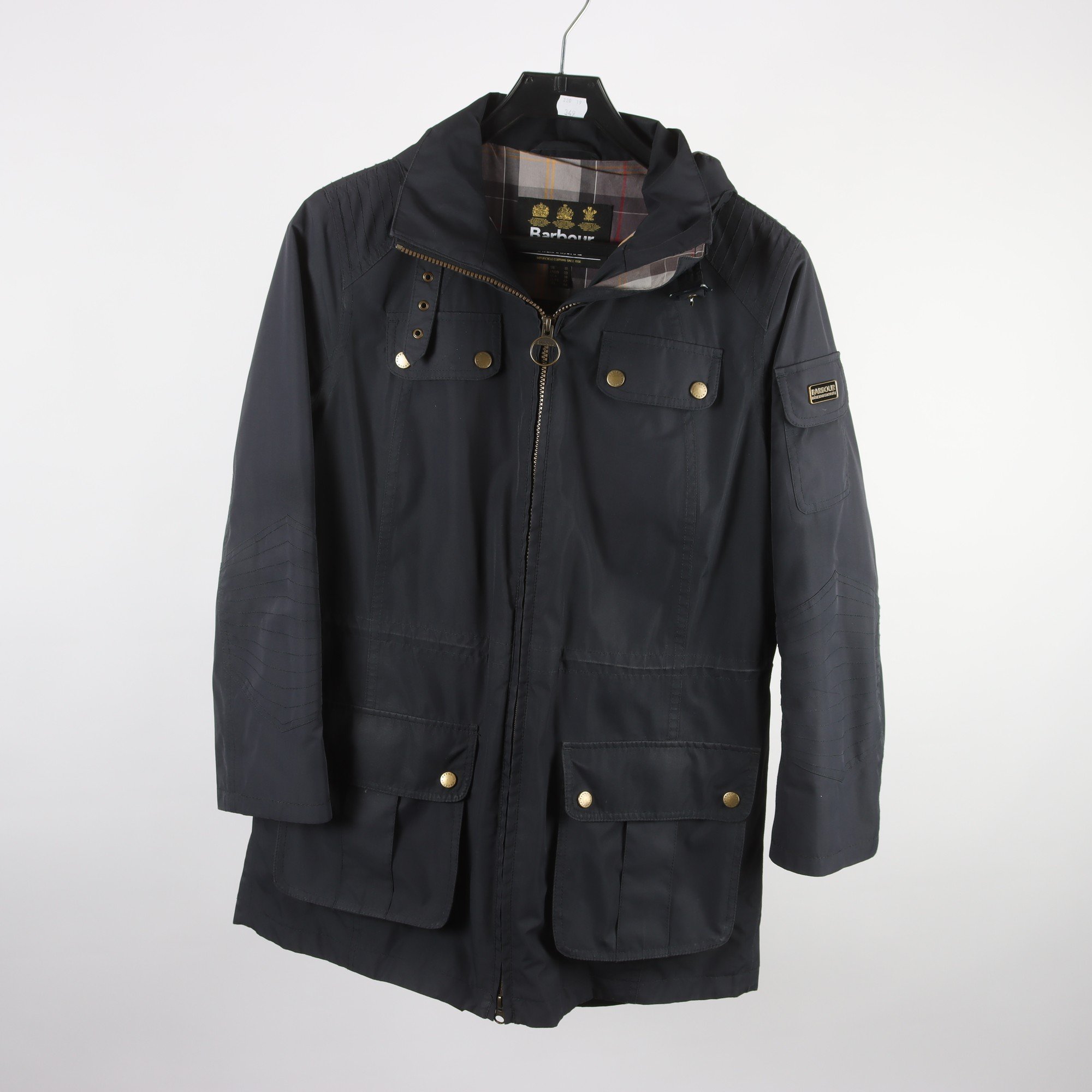 Vindjacka, Barbour, grå, stl. 40.