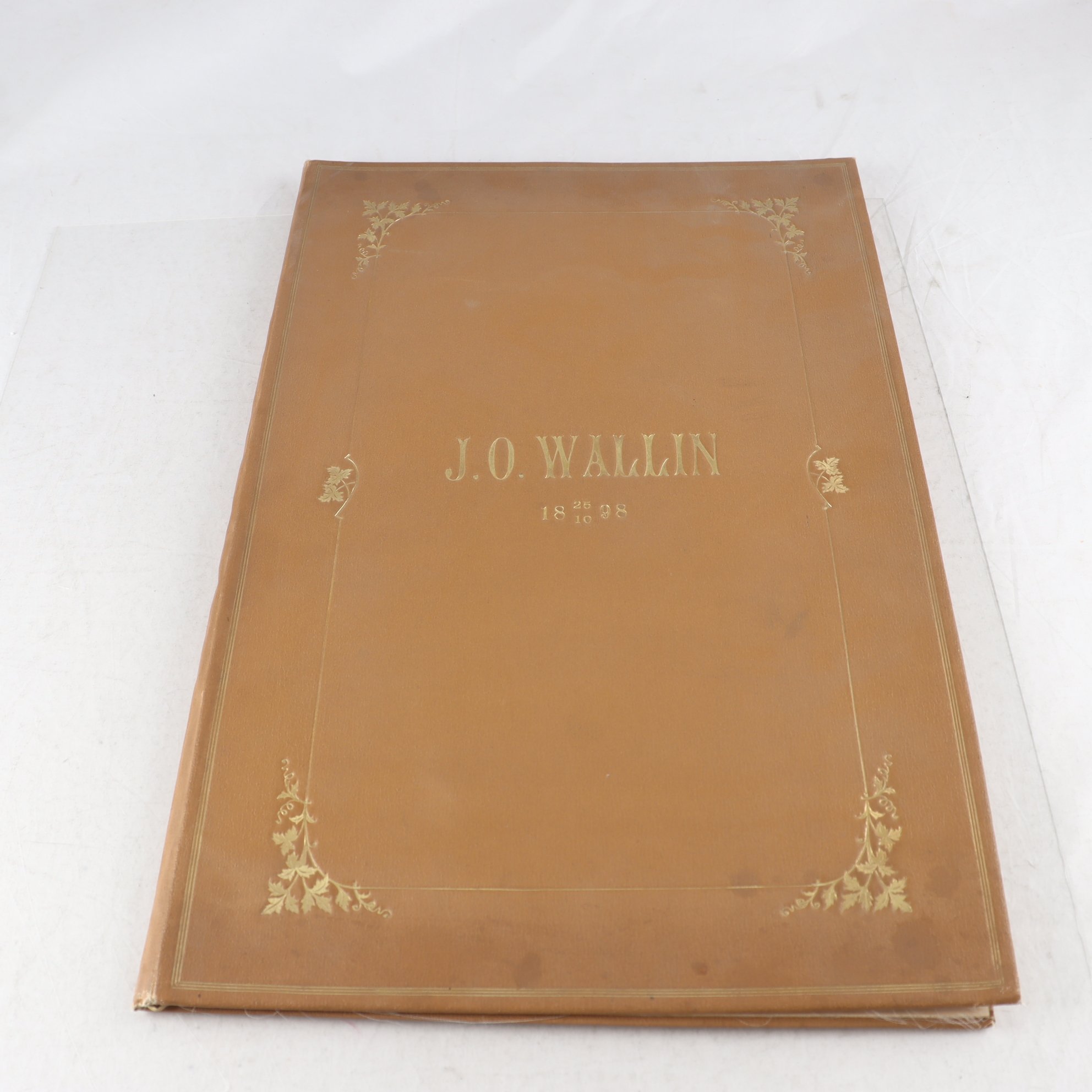 Avtackningsbrev Södertelge Slöjdskola, 1898