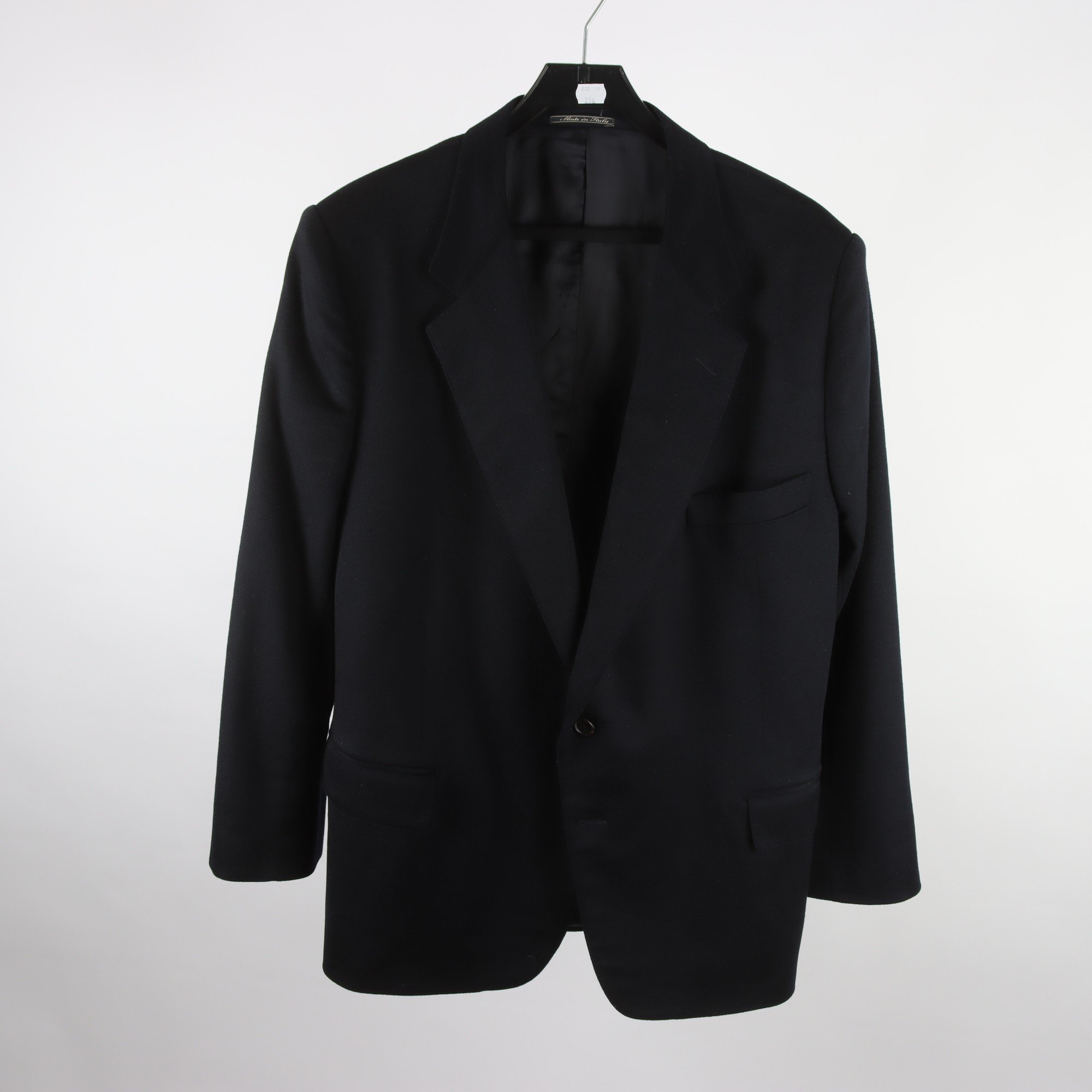 Kavaj, Corneliani, svart, cashmere, stl. ca. M.