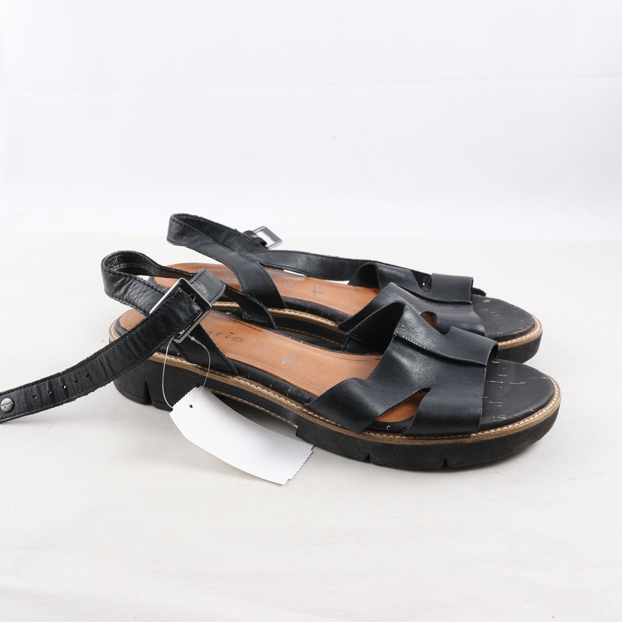 Sandaler, Tamaris, läder, stl. 40