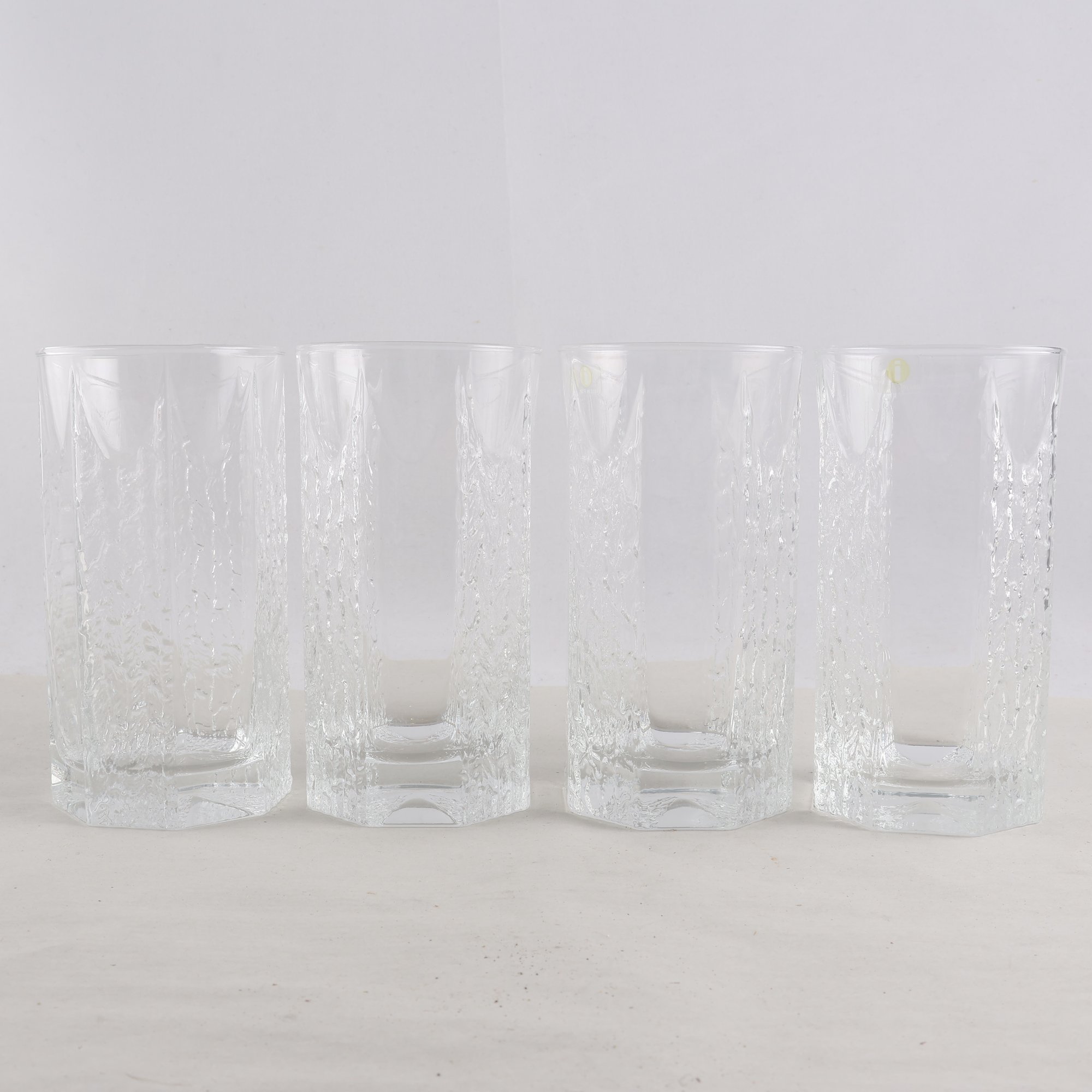 Grogglas, Iittala, Timo Sarpaneva, ”Kalinka”, 4 st. Samfraktas ej.