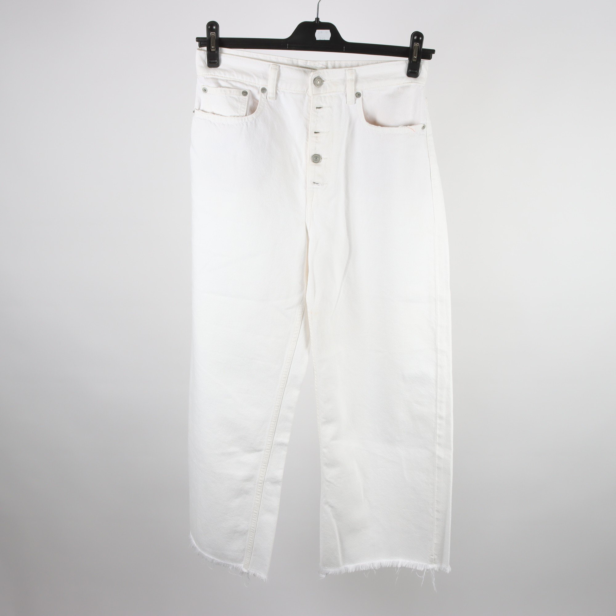 Jeans, Polo Ralph Lauren, Wide Leg Crop, vit, stl. 29.