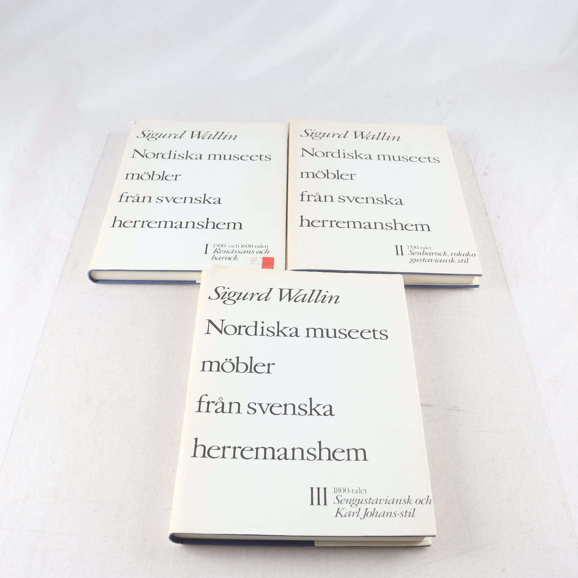 Nordiska museets möbler från svenska herremanshem, I-III