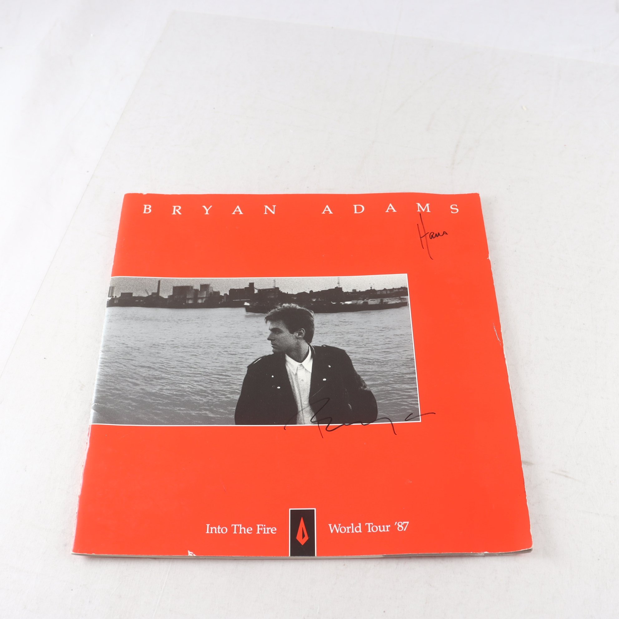 Bryan Adams, Into the Fire World Tour ´87 (signerad)