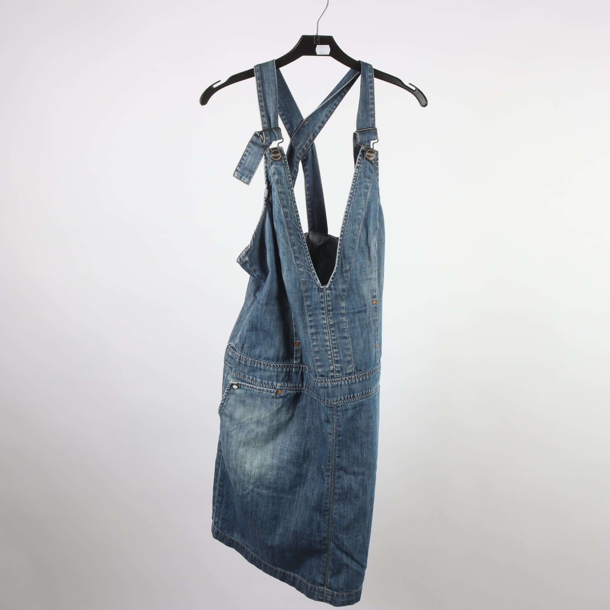 Jeansklänning, Wrangler, blå, L.