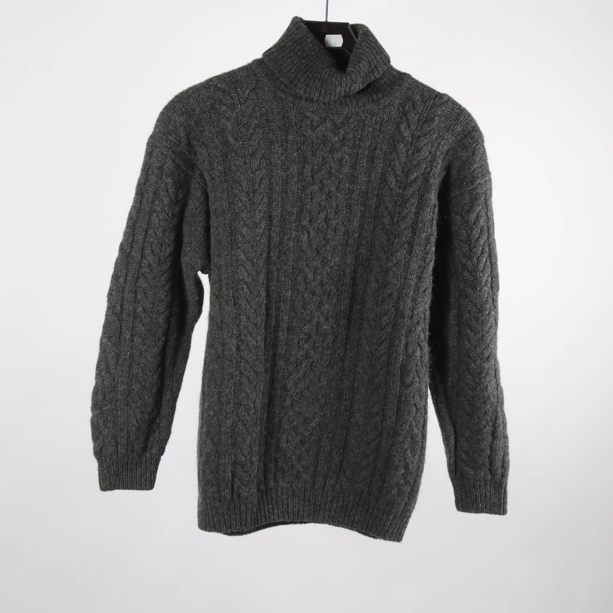 Polotröja, J.O Sports, Norge, grå, 100% ull, stl. S.