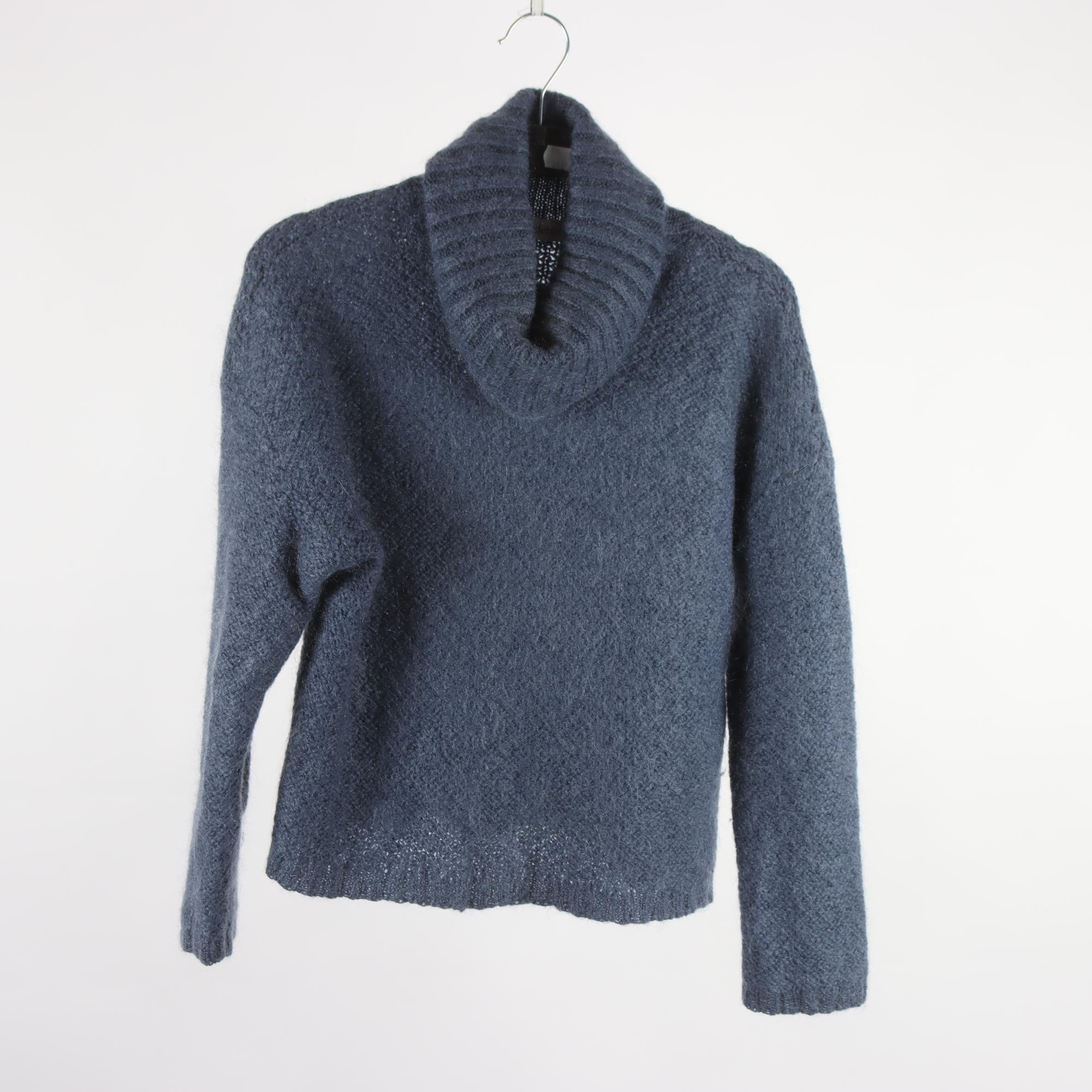 Polotröja, Rodebjär, blå, 100% mohair, stl. M.