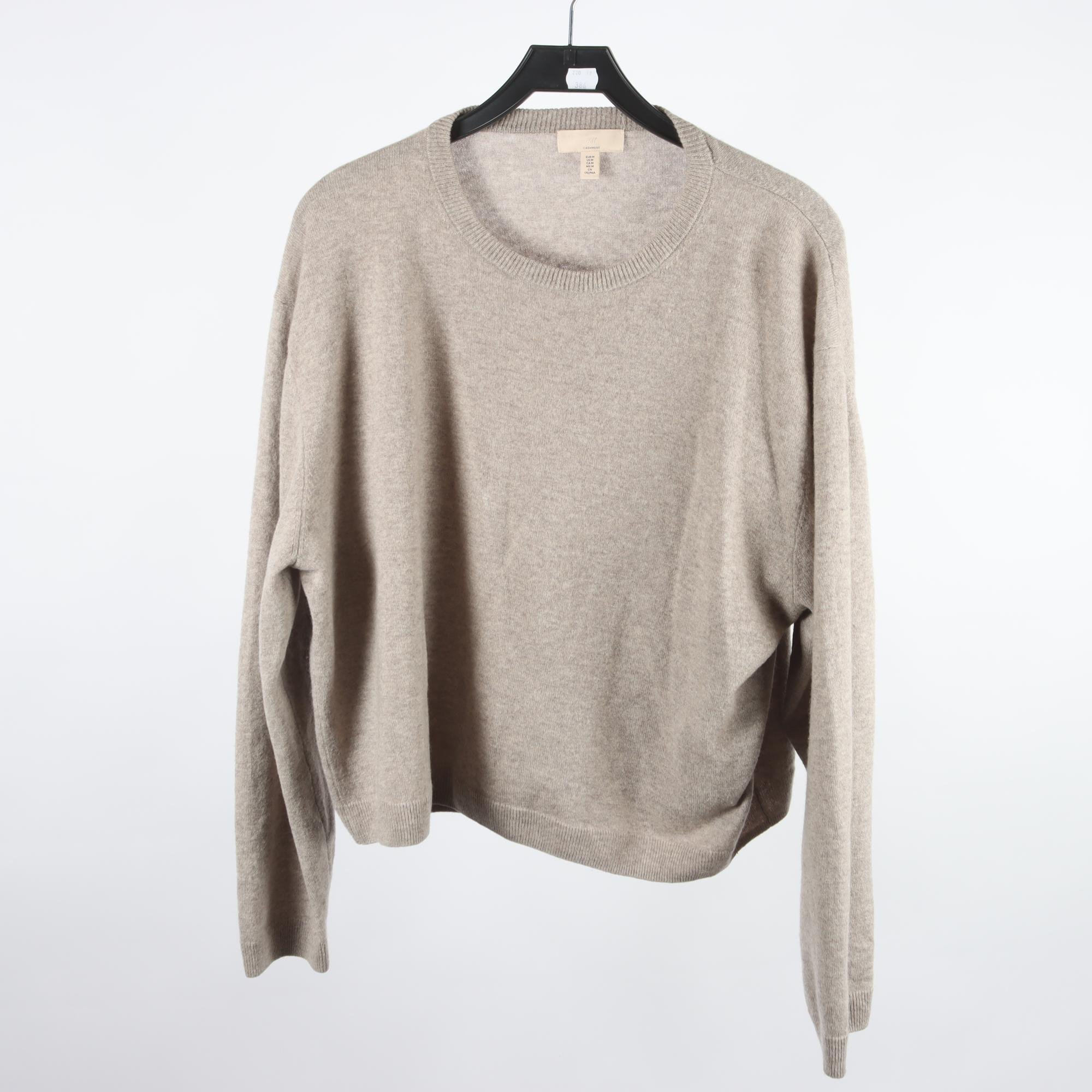 Tröja, H&M, grå,100% cashmere, stl. M.