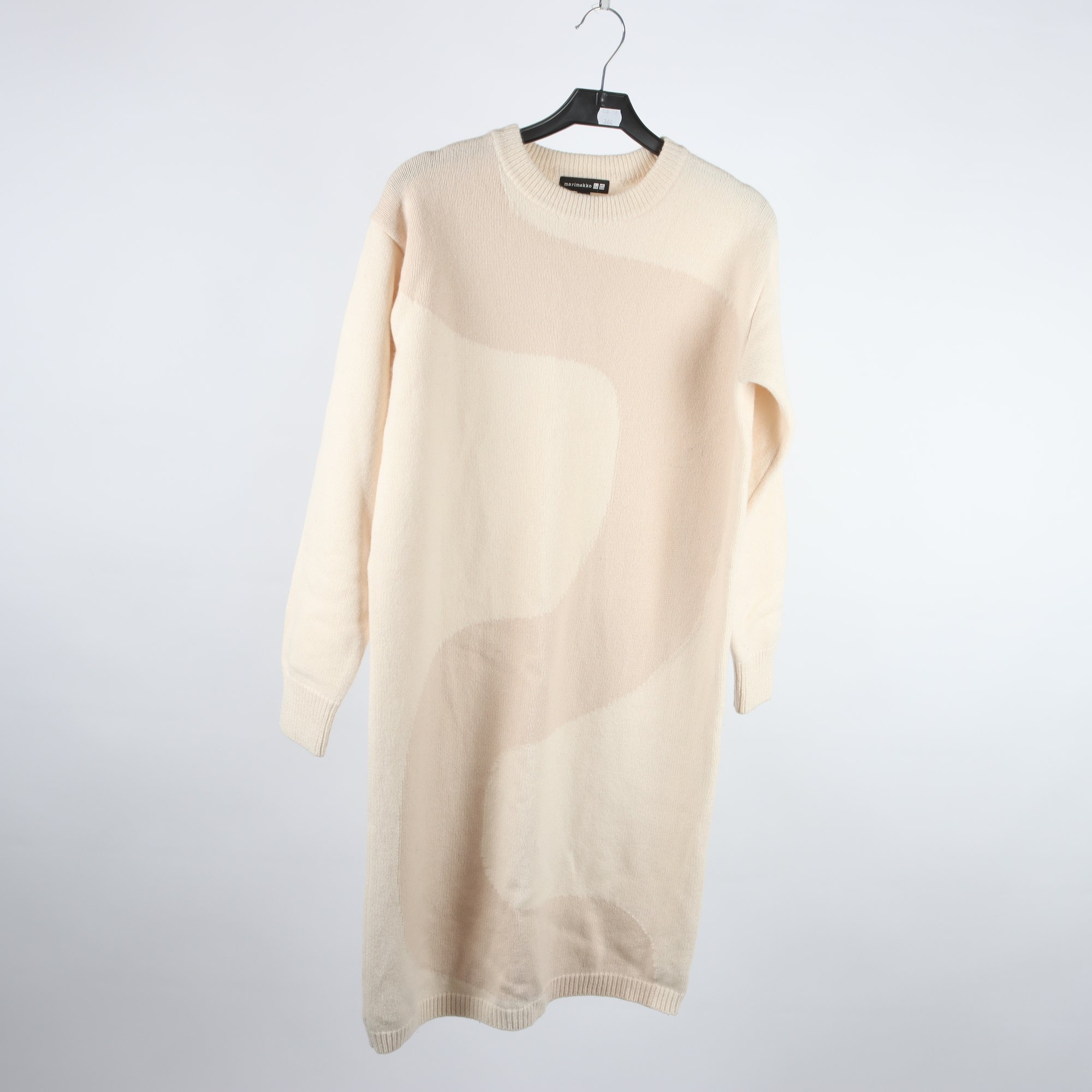 Klänning, Marimekko x. Uniqlo, stickad, beige, stl. XS.