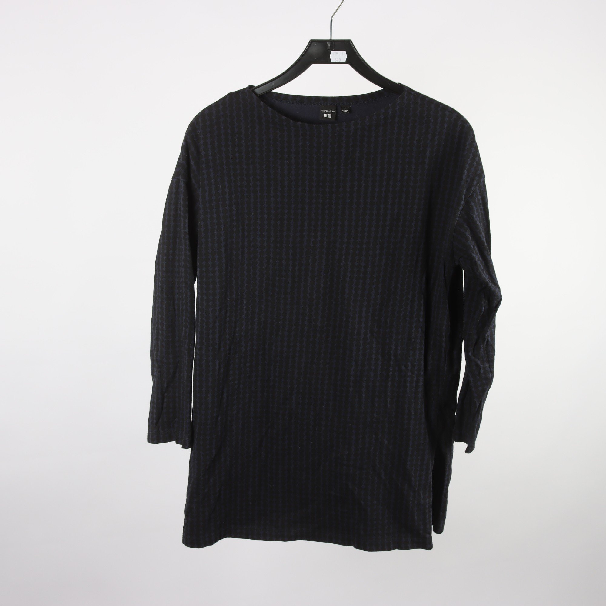 Klänning, Marimekko x Uniqlo, svart, lila, stl. S.
