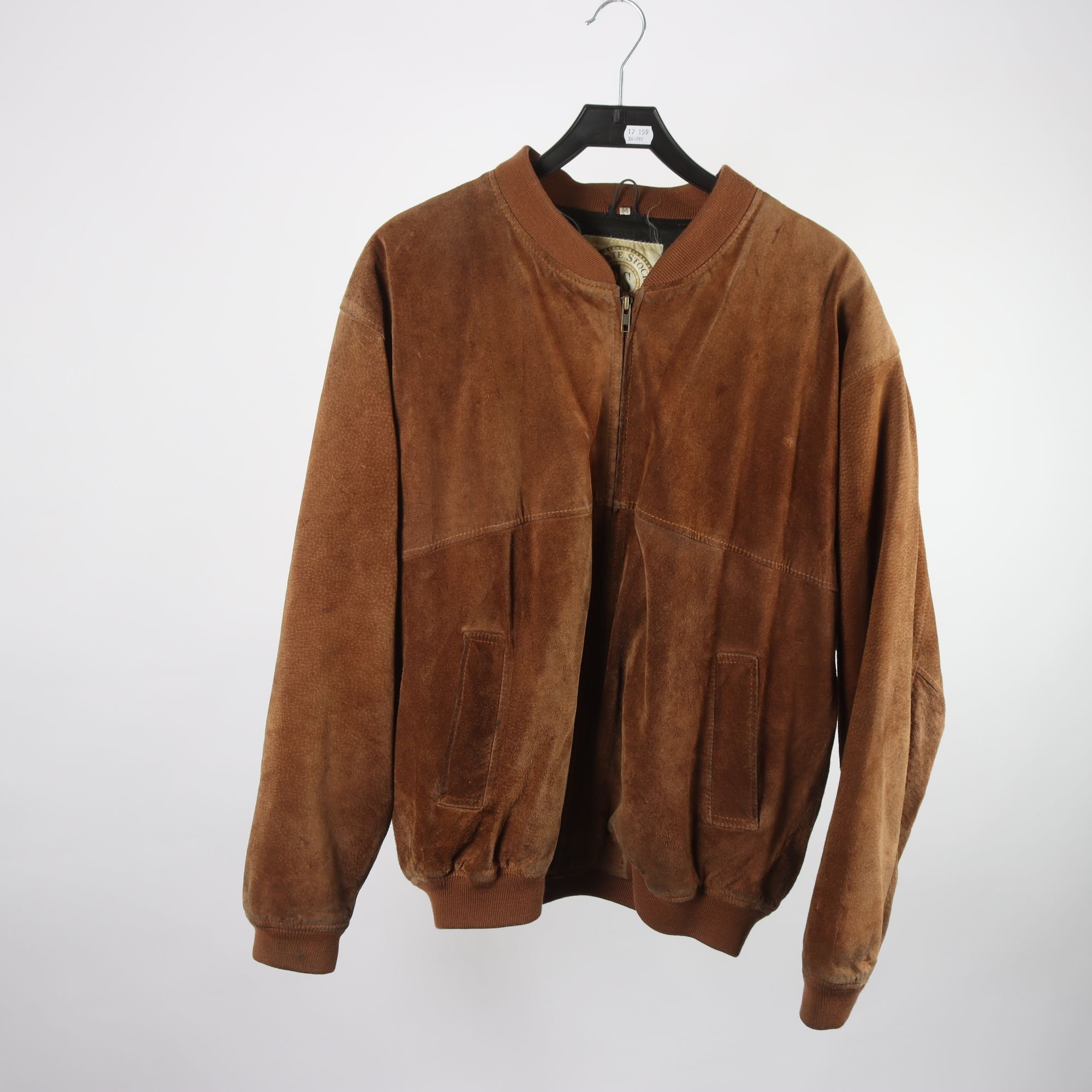Mockajacka, Ronson Private Stock, vintage, 100% läder, stl. M