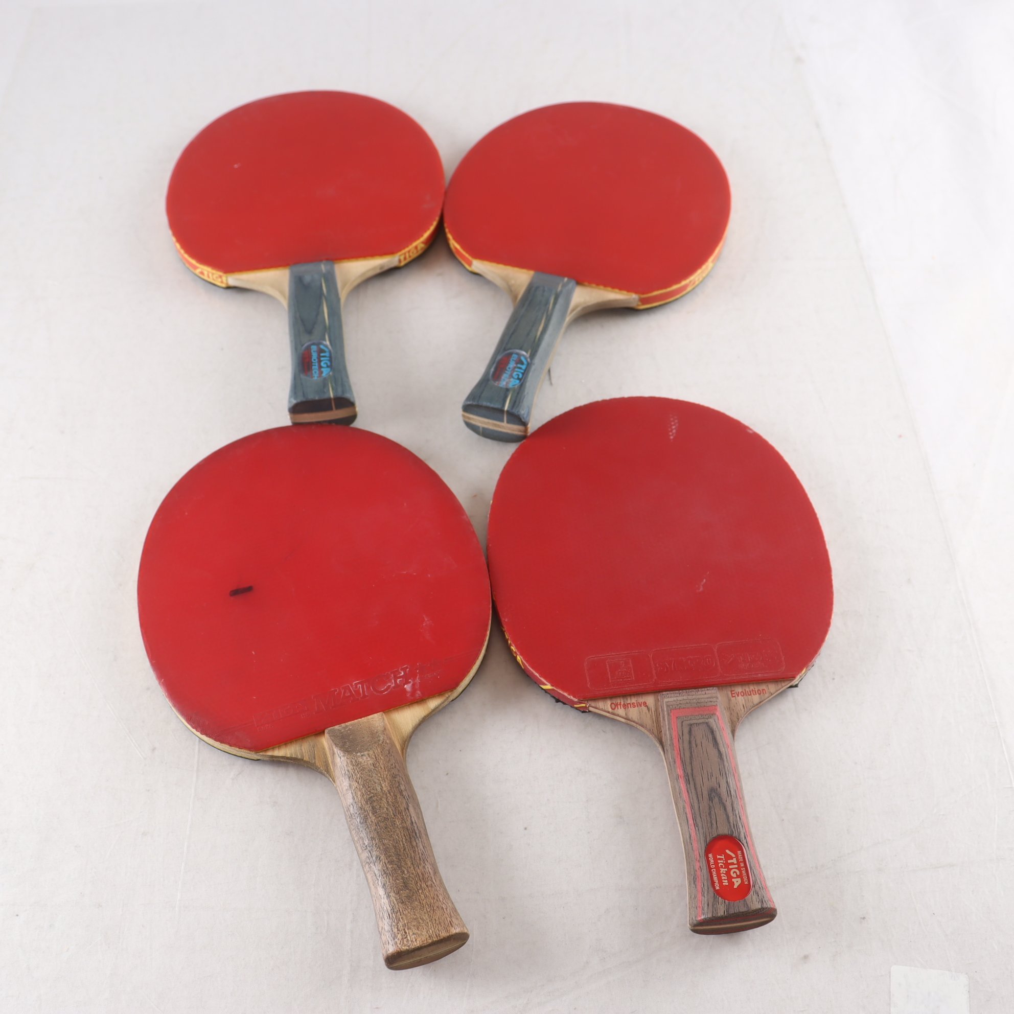 Pingisracket, Stiga, 4st