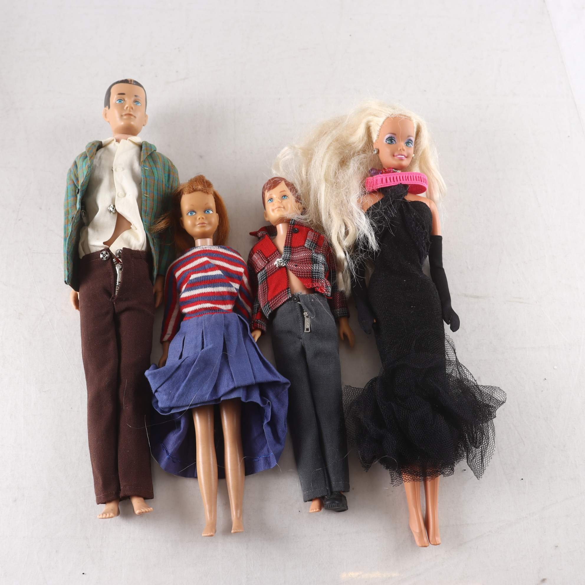 Dockor, Barbie mattel, 4st