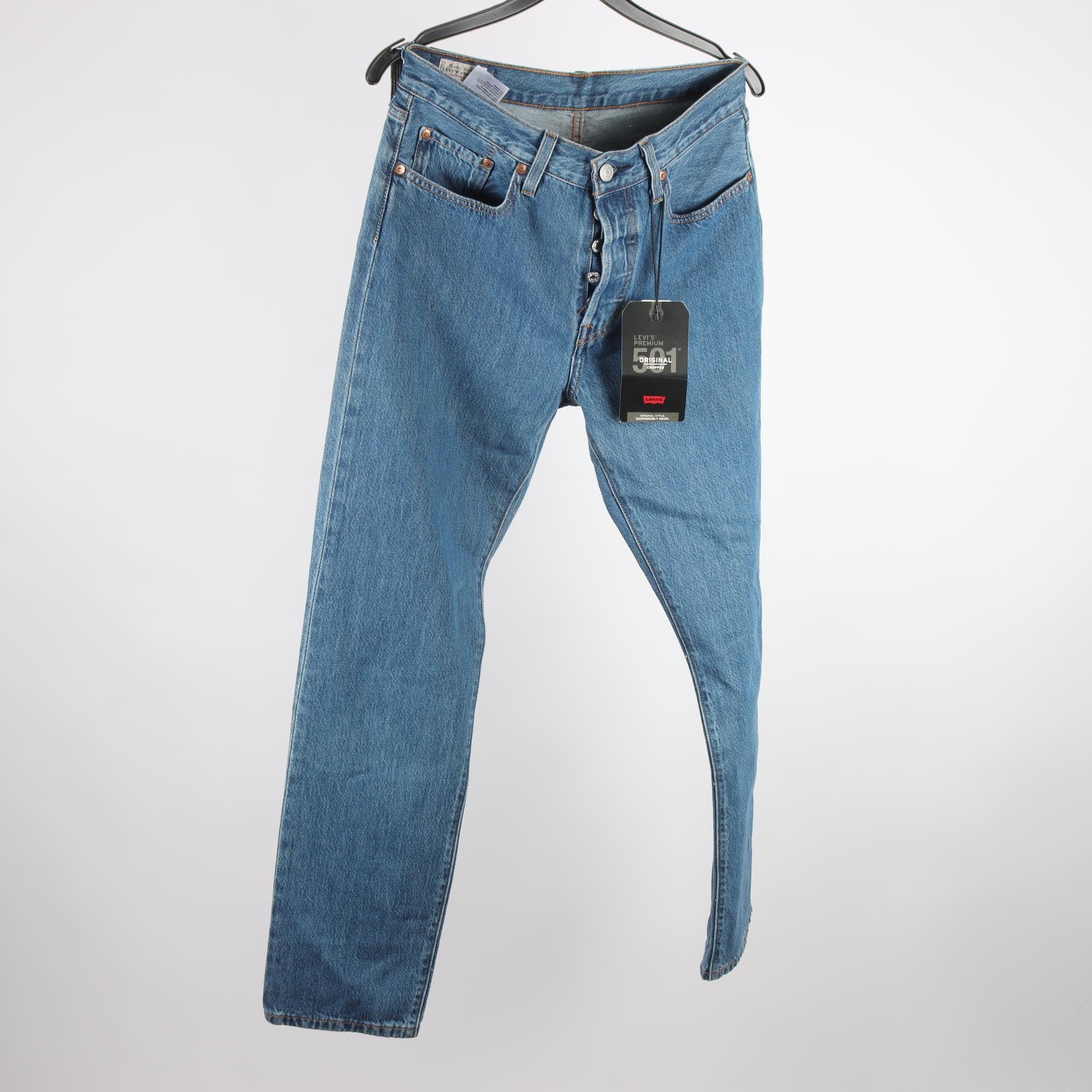Jeans, Levis 501, blå, stl. W27 L30
