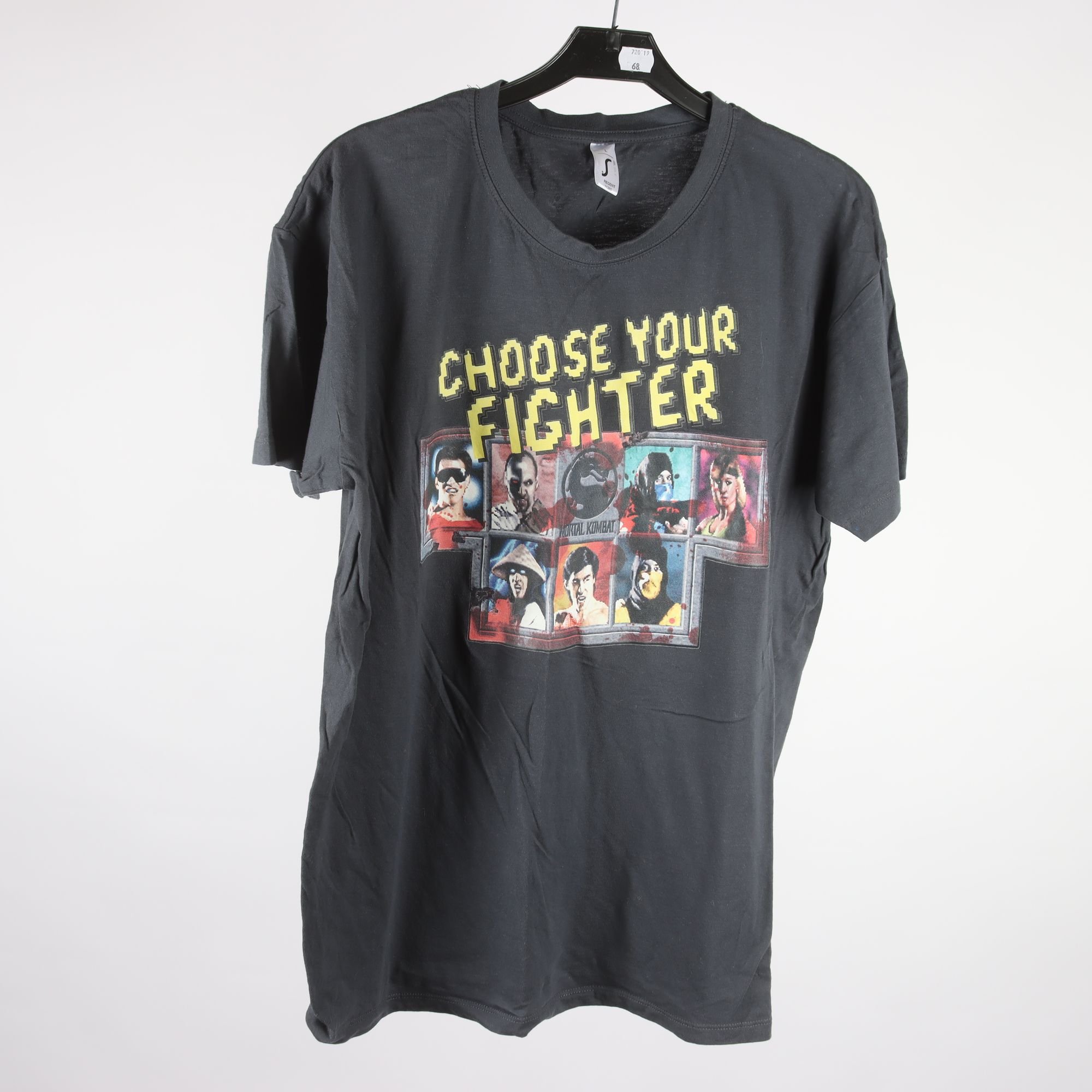 T-shirt, Choose Your Fighter, grå, stl. L