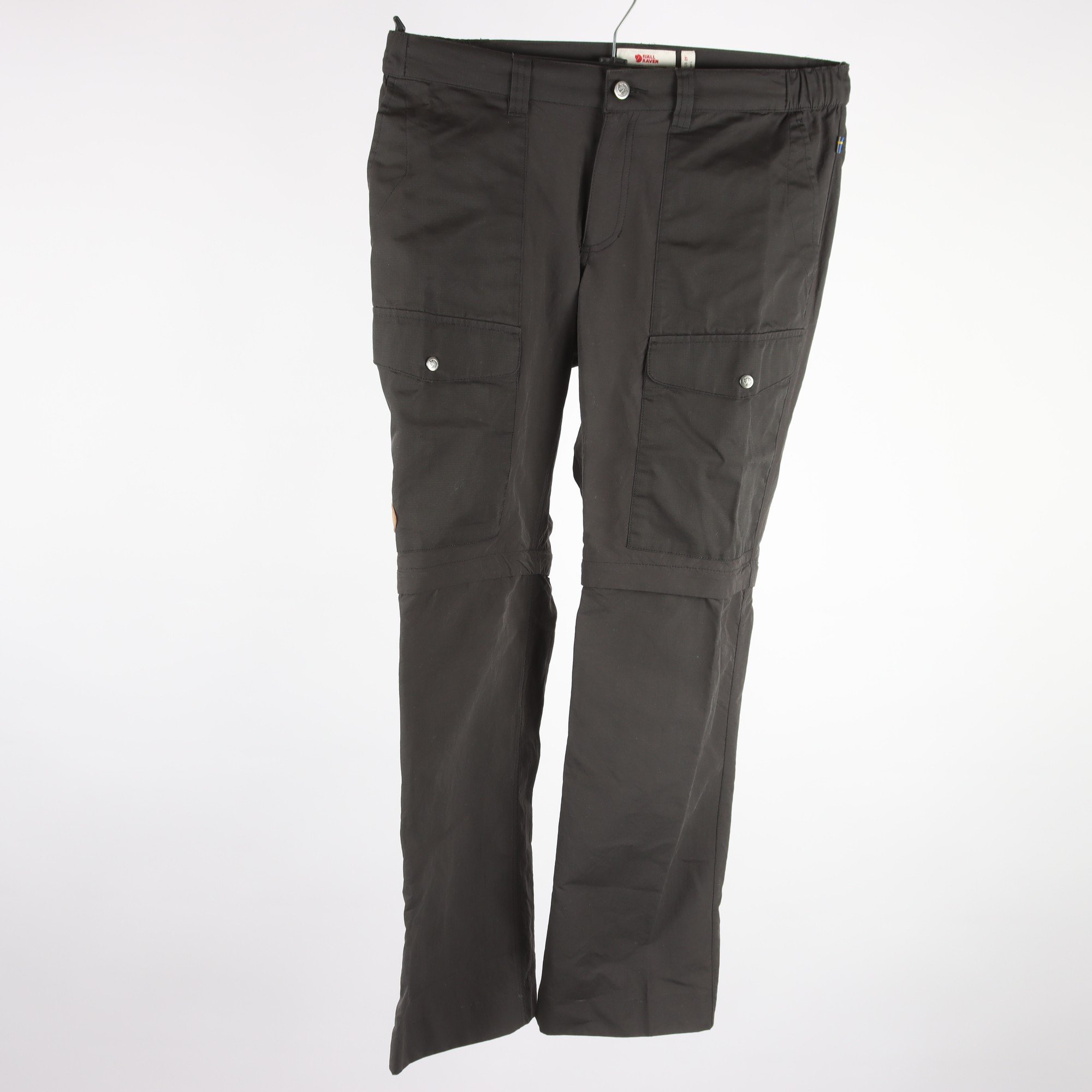 Fritidsbyxor, Fjällräven, gråsvart, stl. 38