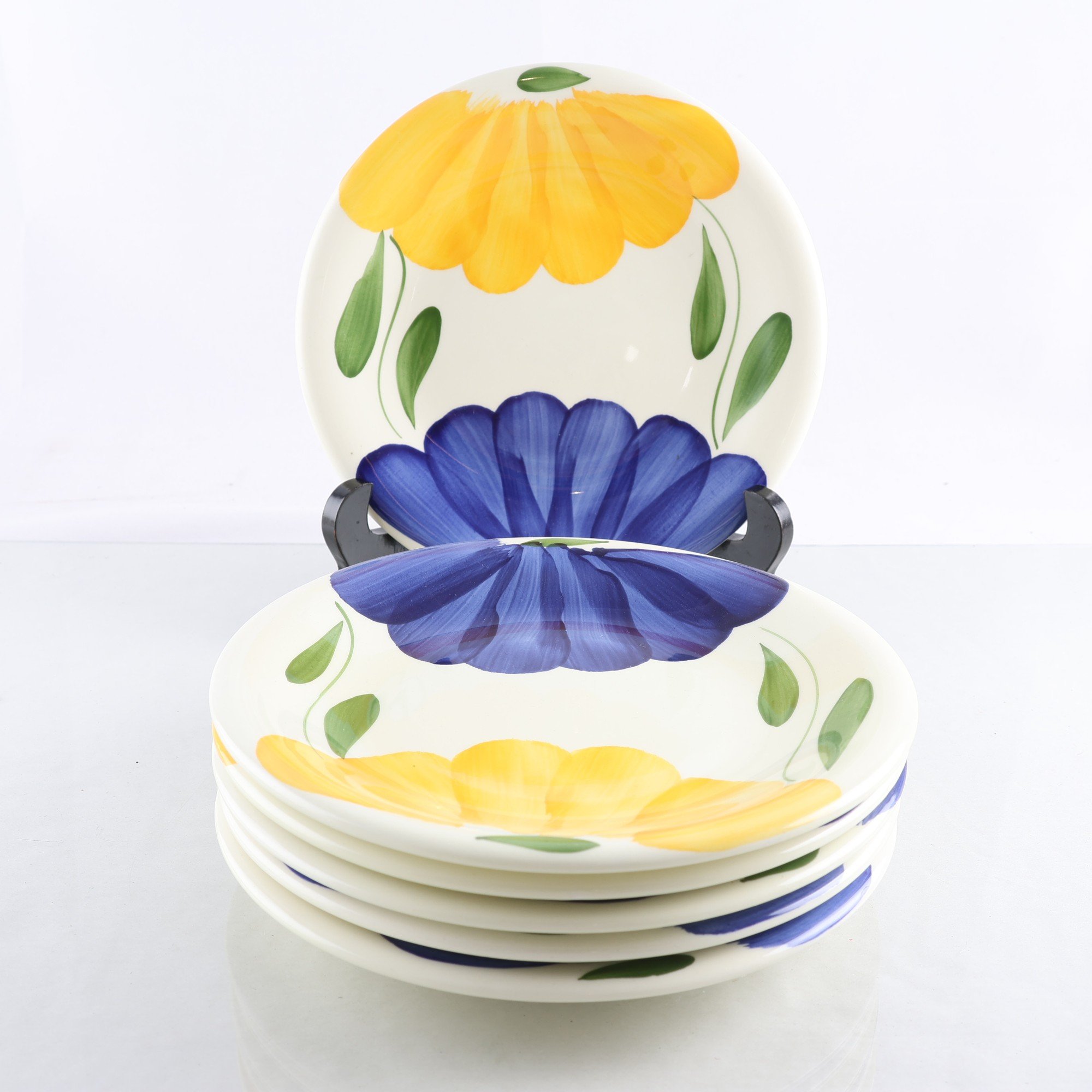 Assietter, ”La primula”, Italien, 6 st. Samfraktas ej.