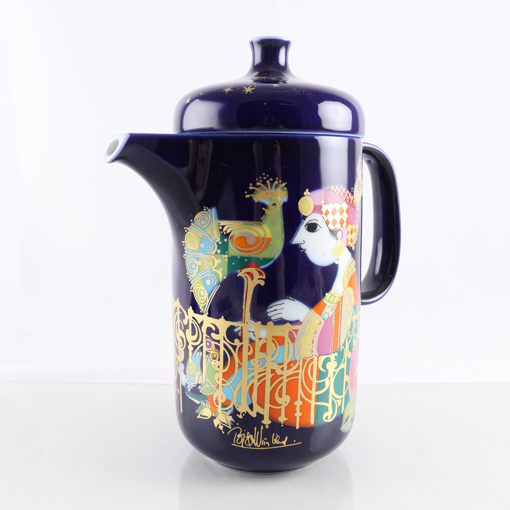 Kaffekanna, Björn Wiinblad, Studio-Linie, Rosenthal. Samfraktas ej.
