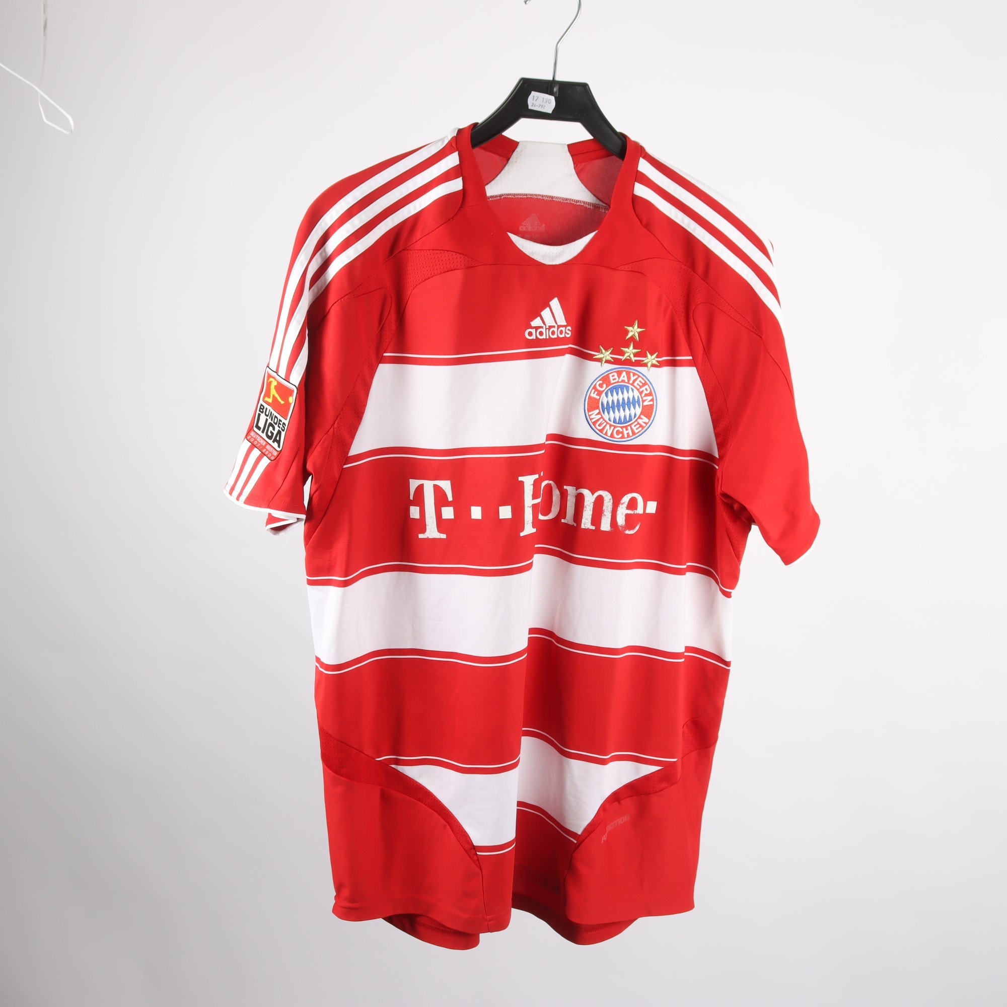 Fotbollströja, Adidas, FC Bayern München 17 Van Bommel, stl. XL