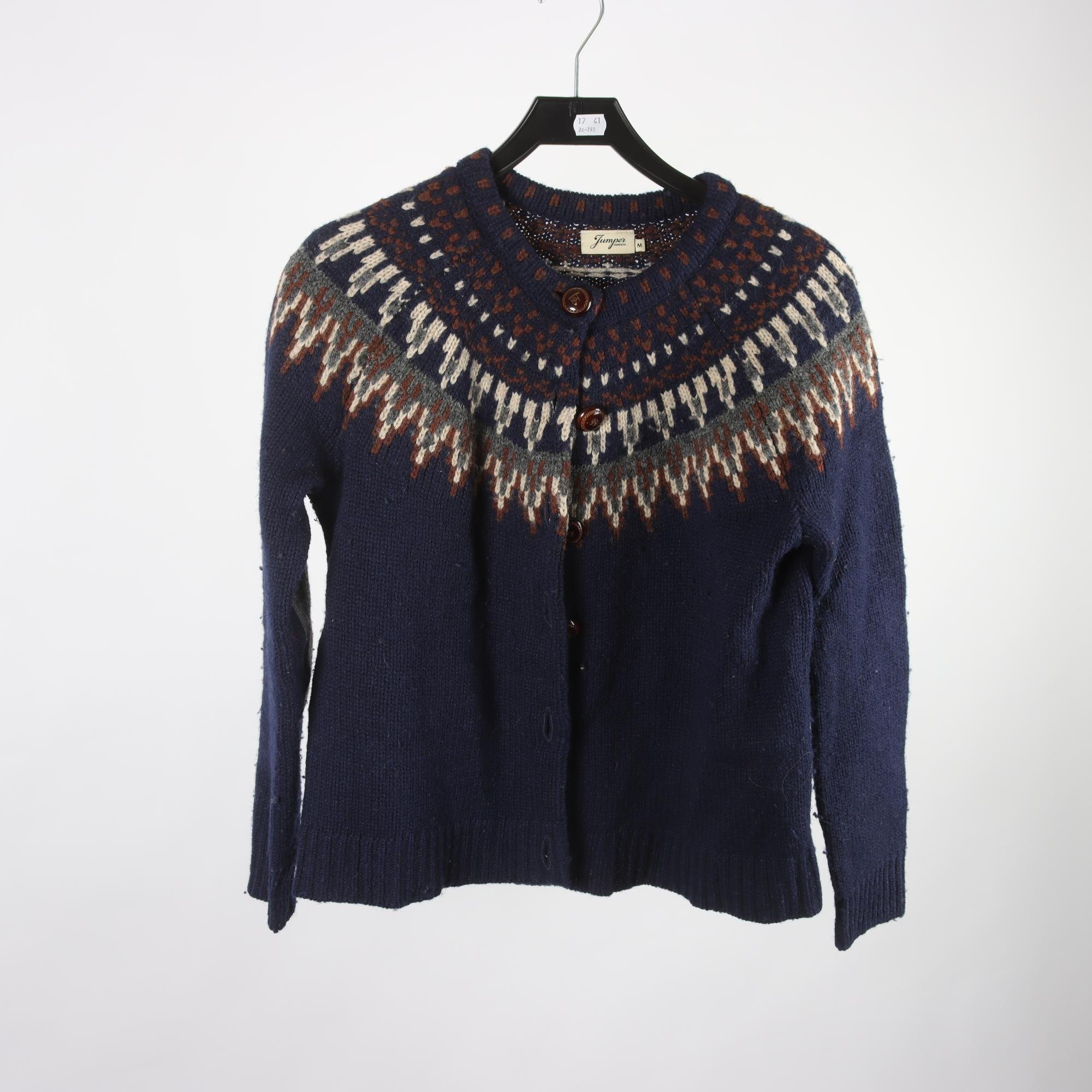 Kofta, Jumper Fabriken, 100% ull, stl. M