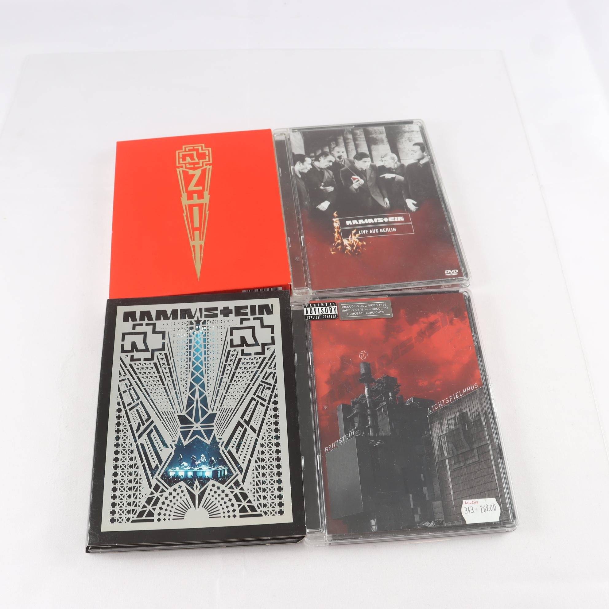 DVD+CD Rammstein, 4 titlar