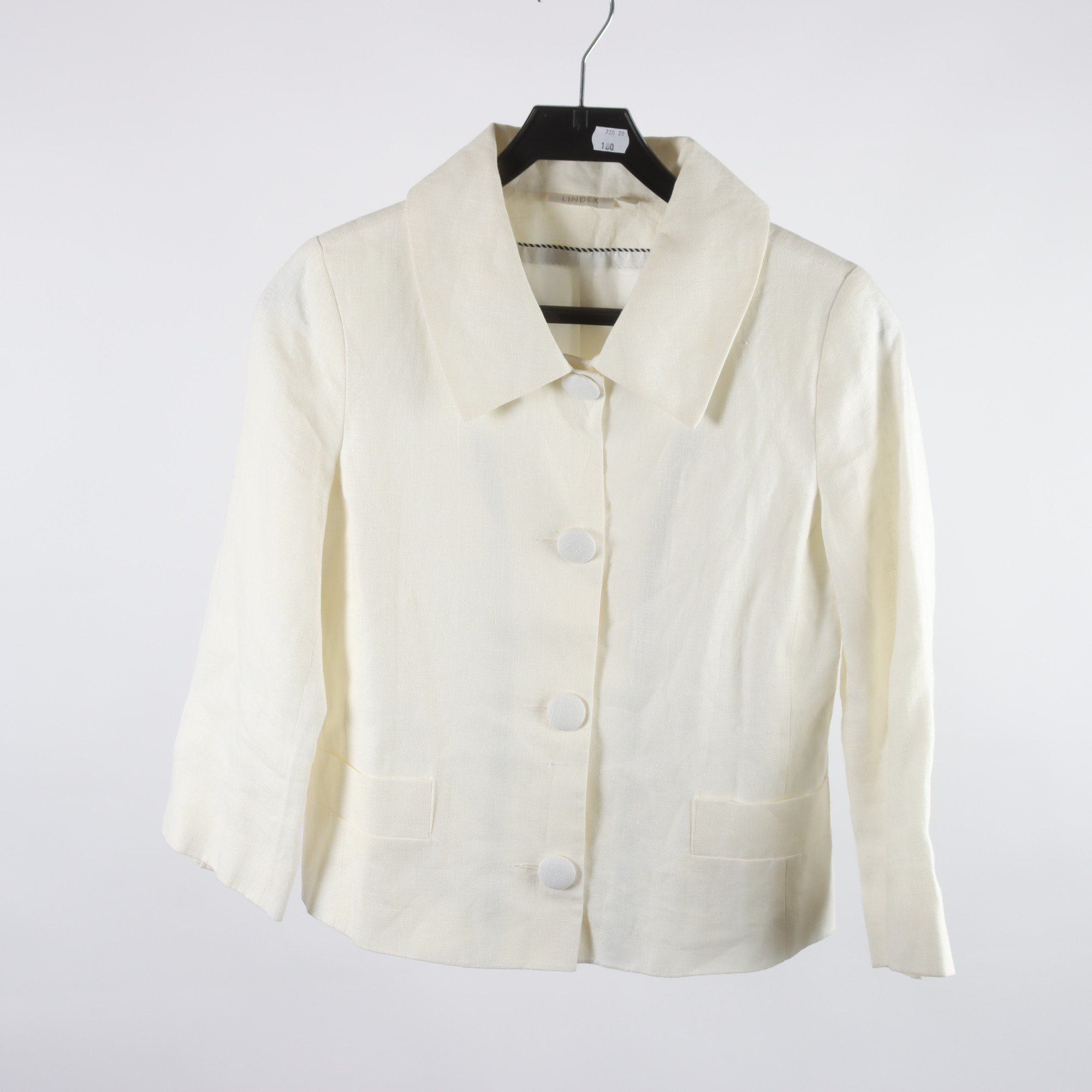 Jacka, Lindex, offwhite, 100% linne, stl. 38