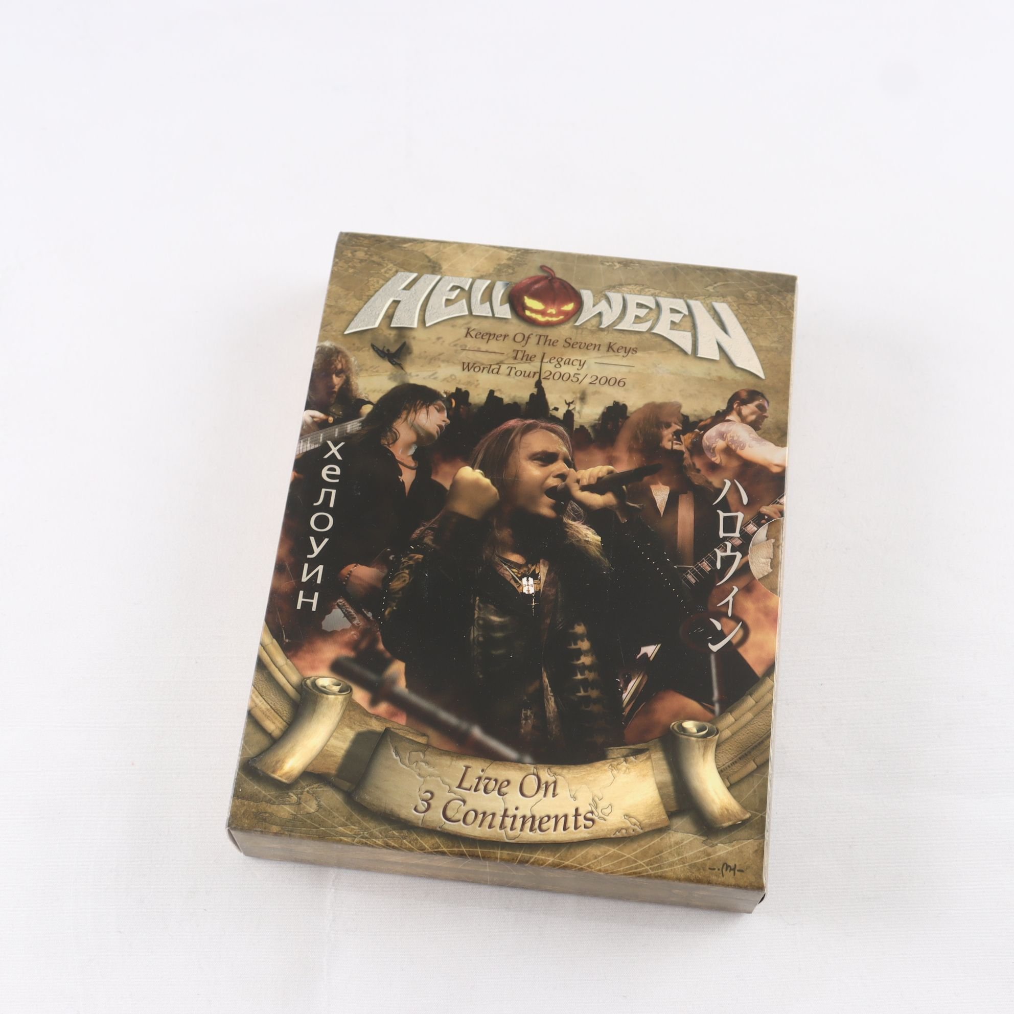 DVD+CD Helloween, Live On 3 Continents