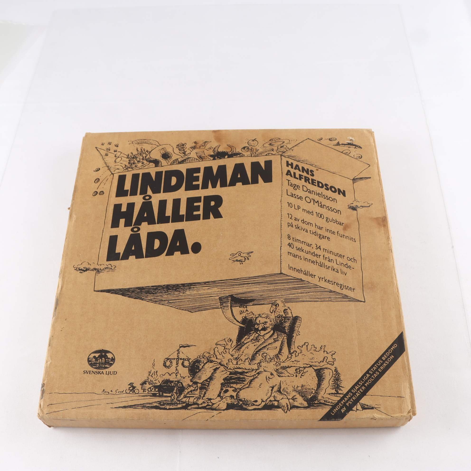 LP Hans Alfredson, Tage Danielsson, Lasse O’Månsson, Lindeman Håller Låda