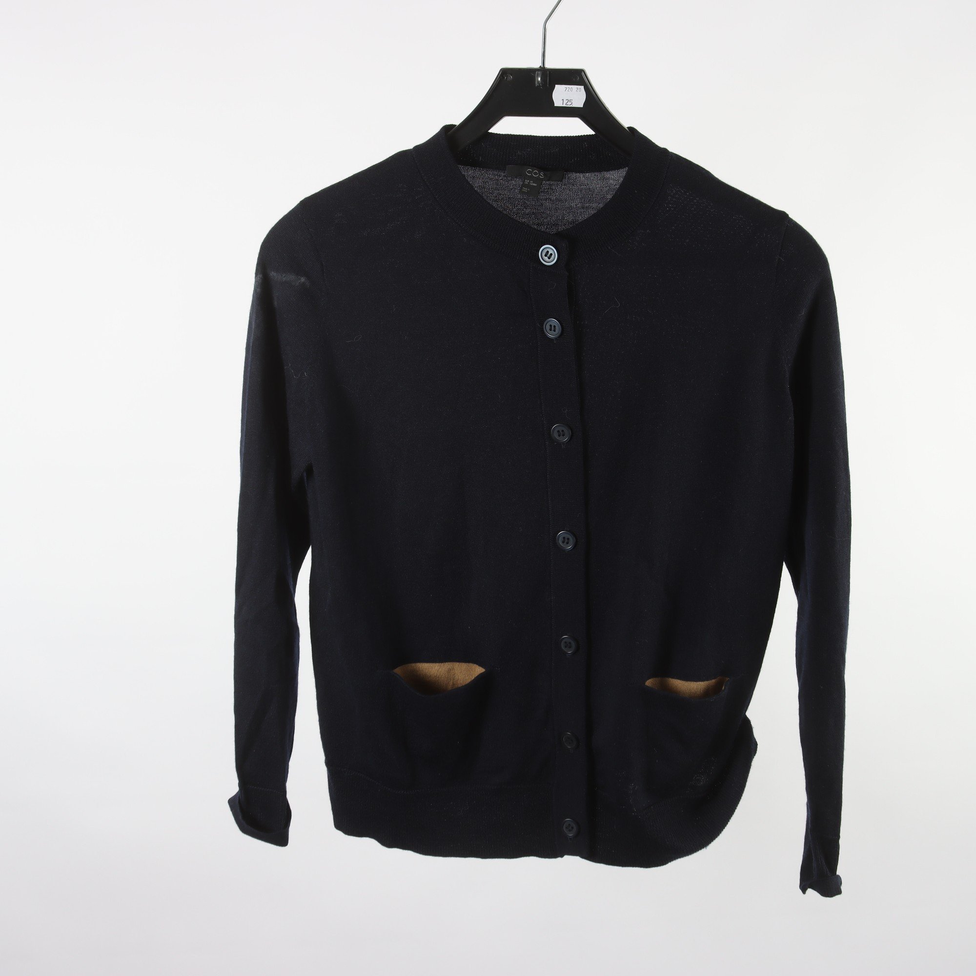 Kofta, COS, blå, 100% ull, stl. XS