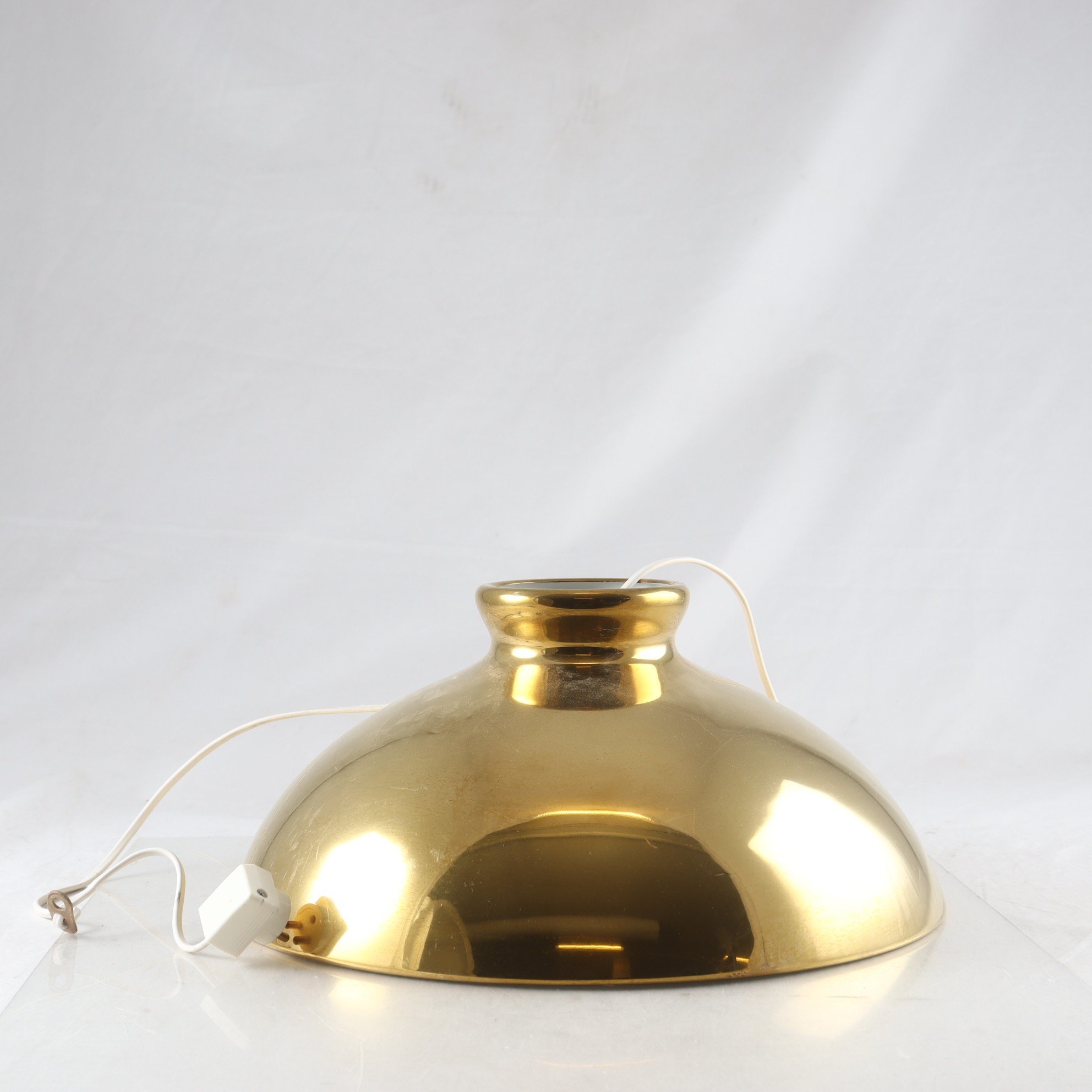 Taklampa, Bergboms, mässing, vintage, 1960-tal. Endast avhämtning.