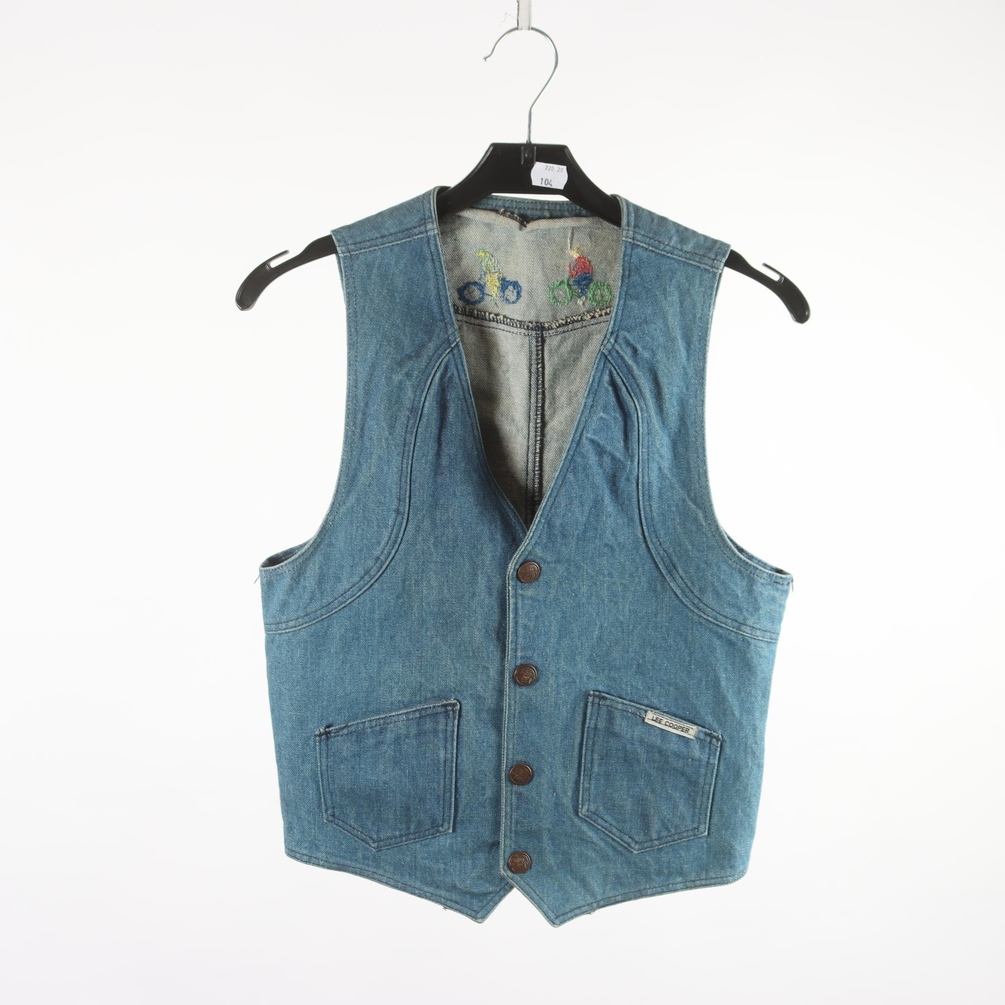 Jeansväst, Lee Cooper, blå, stl. 34