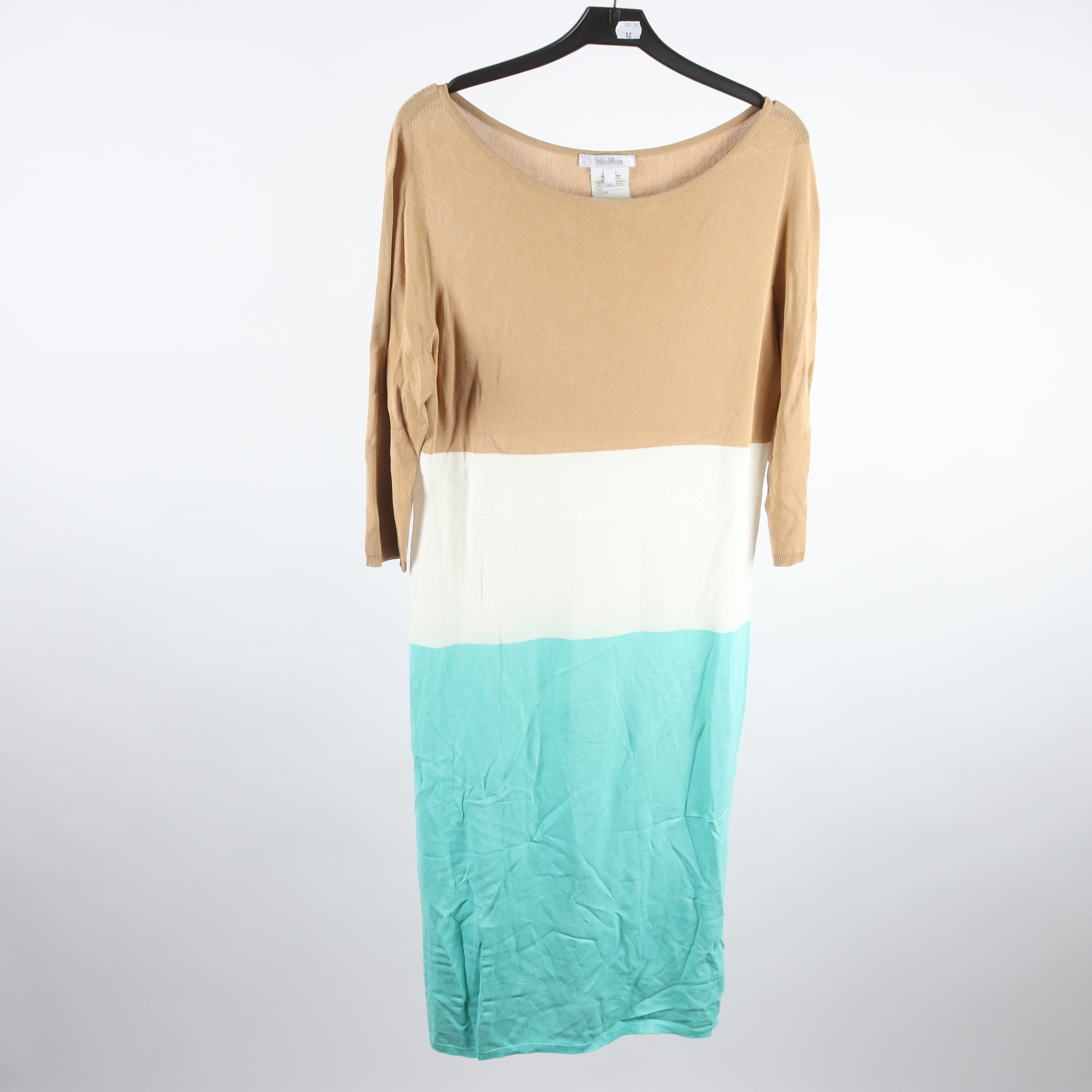 Klänning, MaxMara, flerfärgad, stl. XL