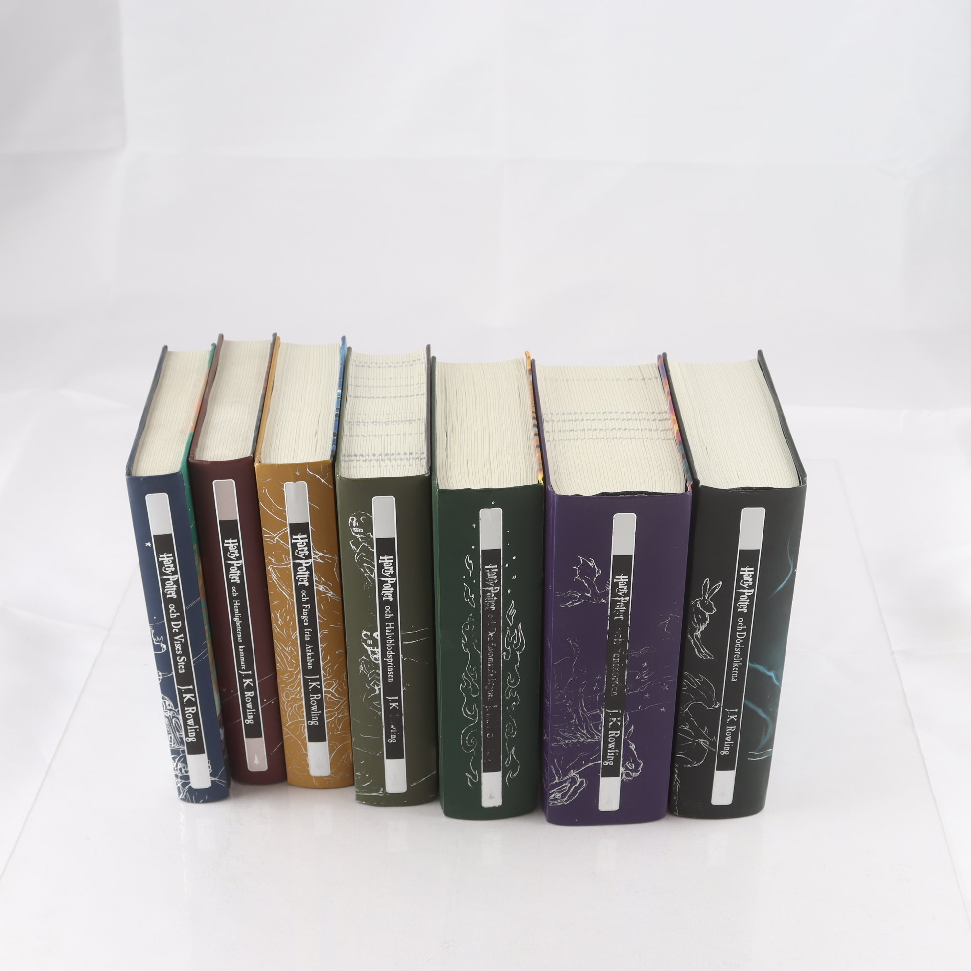 J.K. Rowling, Harry Potter, komplett serie med 7 volymer. Samfraktas ej