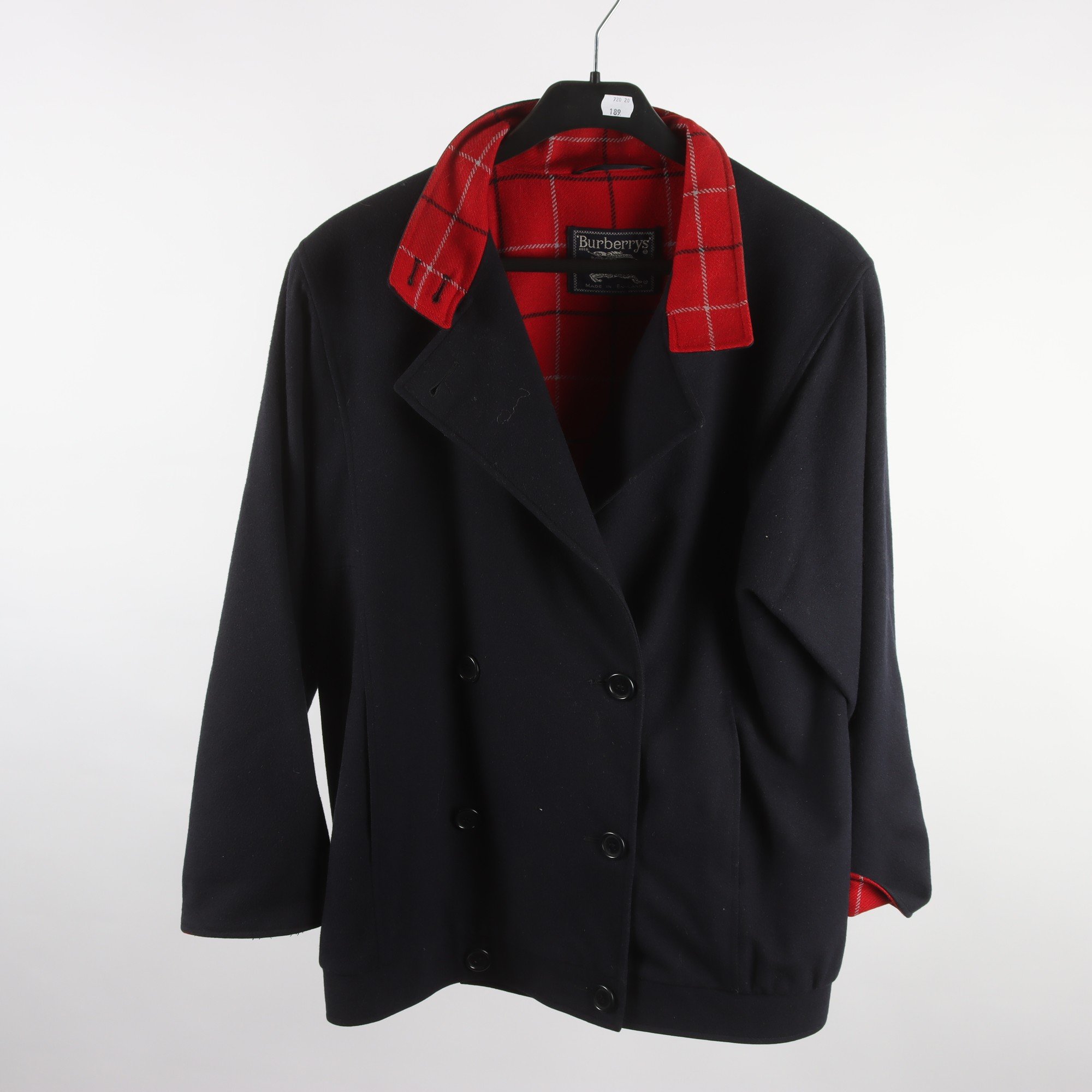 Jacka, Burberry, blå, stl. W29 (M/L)
