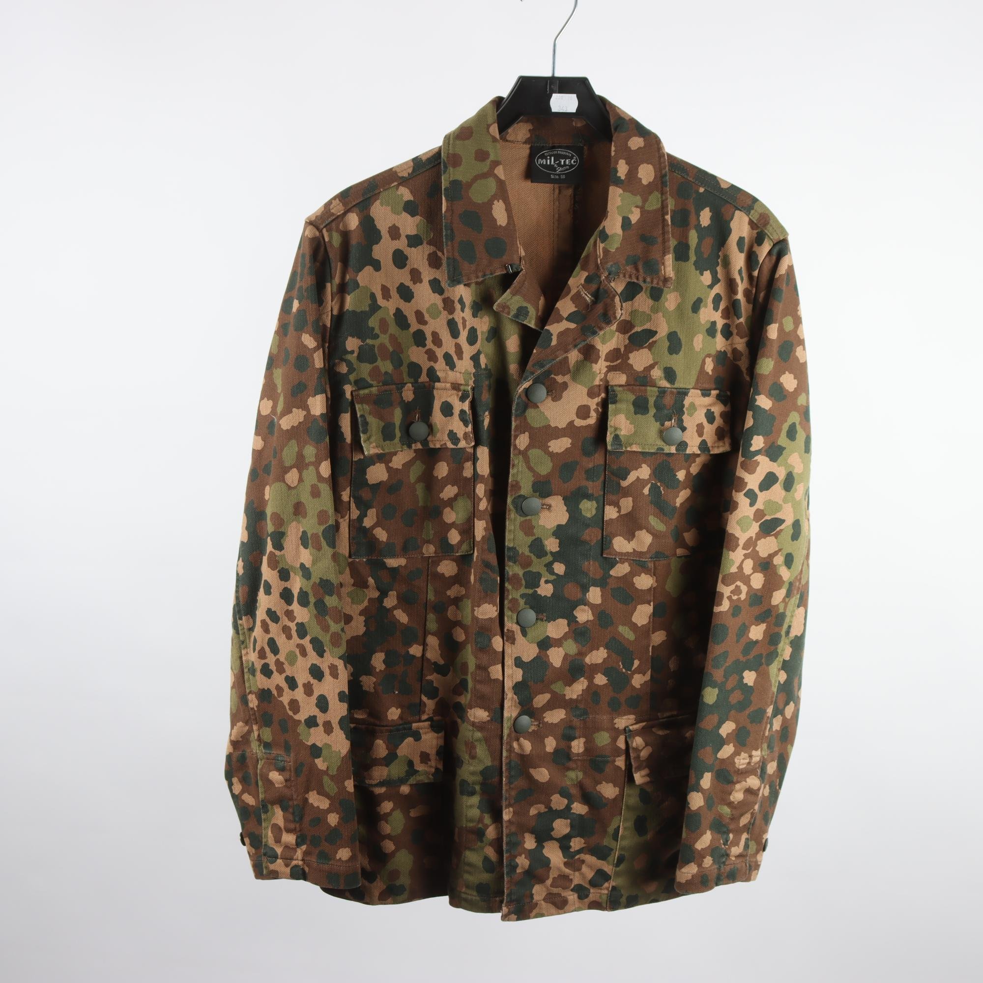 Friluftsjacka, Mil-Tec, grön, brun, camo, stl. 50.