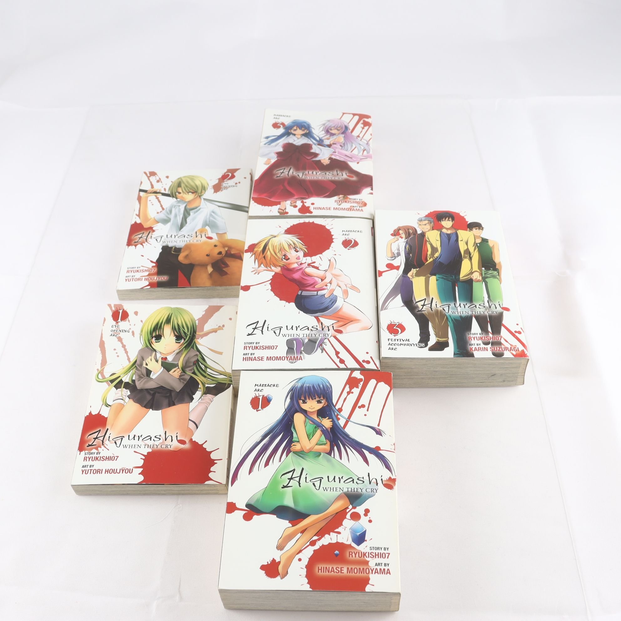 Higurashi When They Cry, bokpaket med 6 volymer
