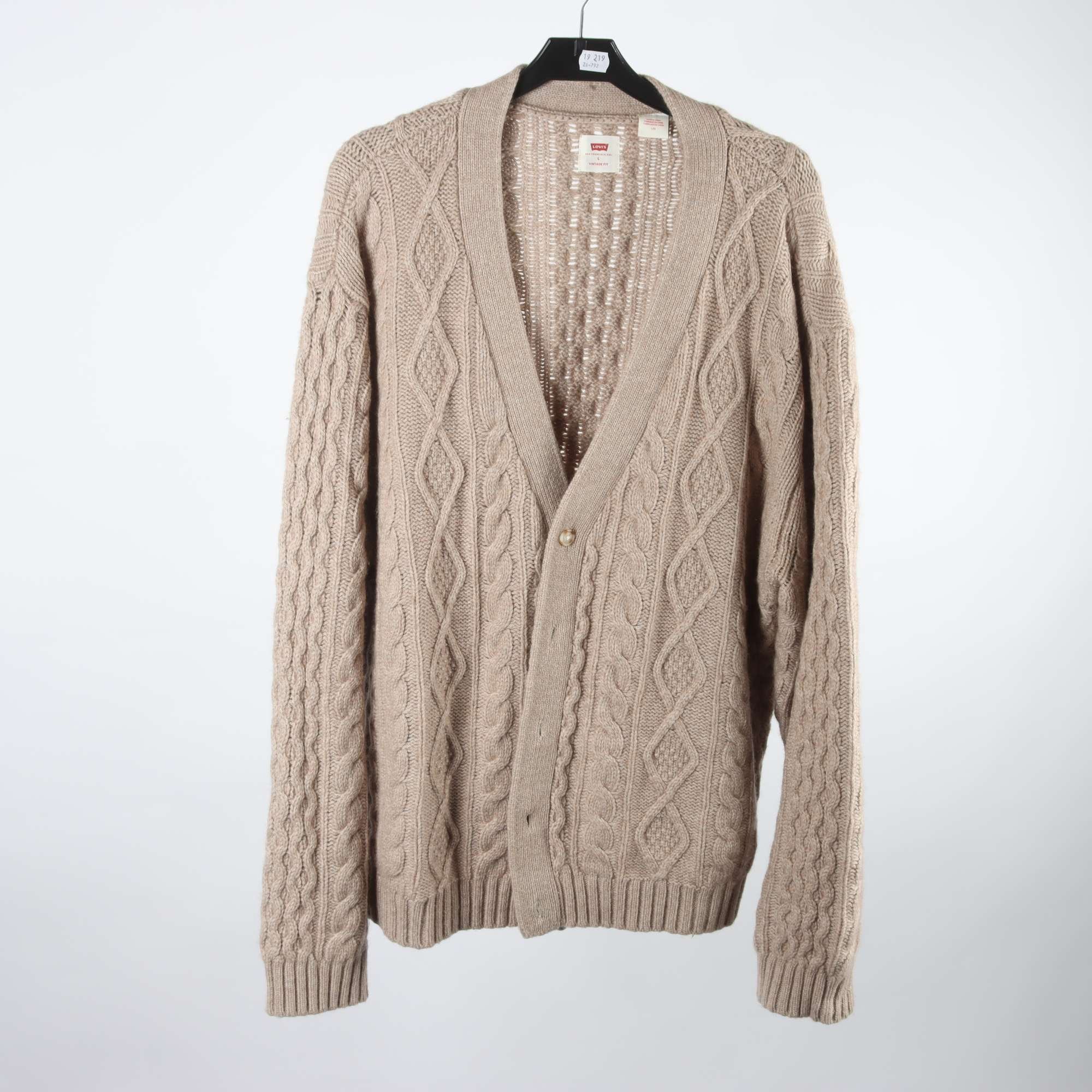 Stickad kofta, Levi’s, ullblandning, stl. L