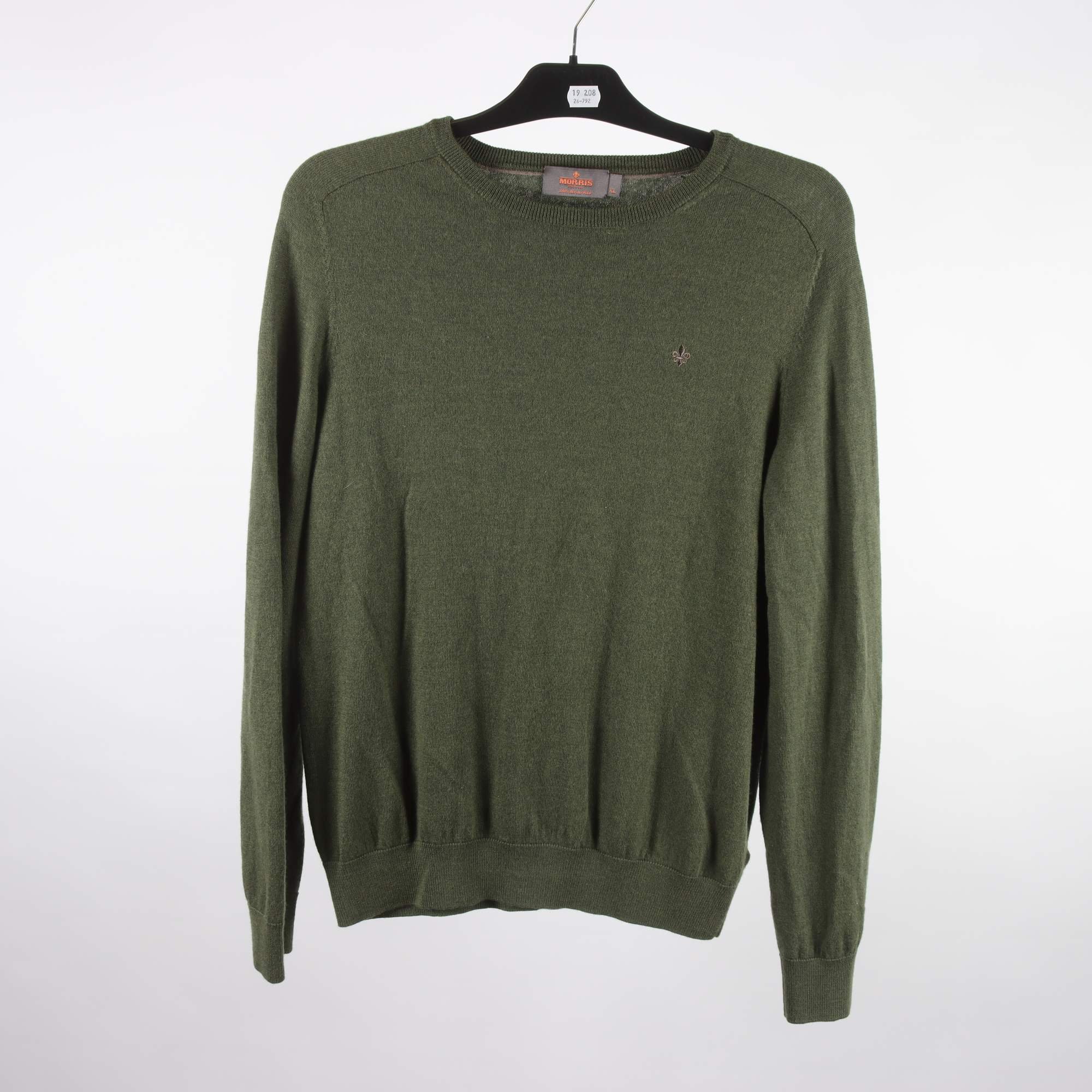Stickad tröja, Morris, 100% merinoull, stl. XL