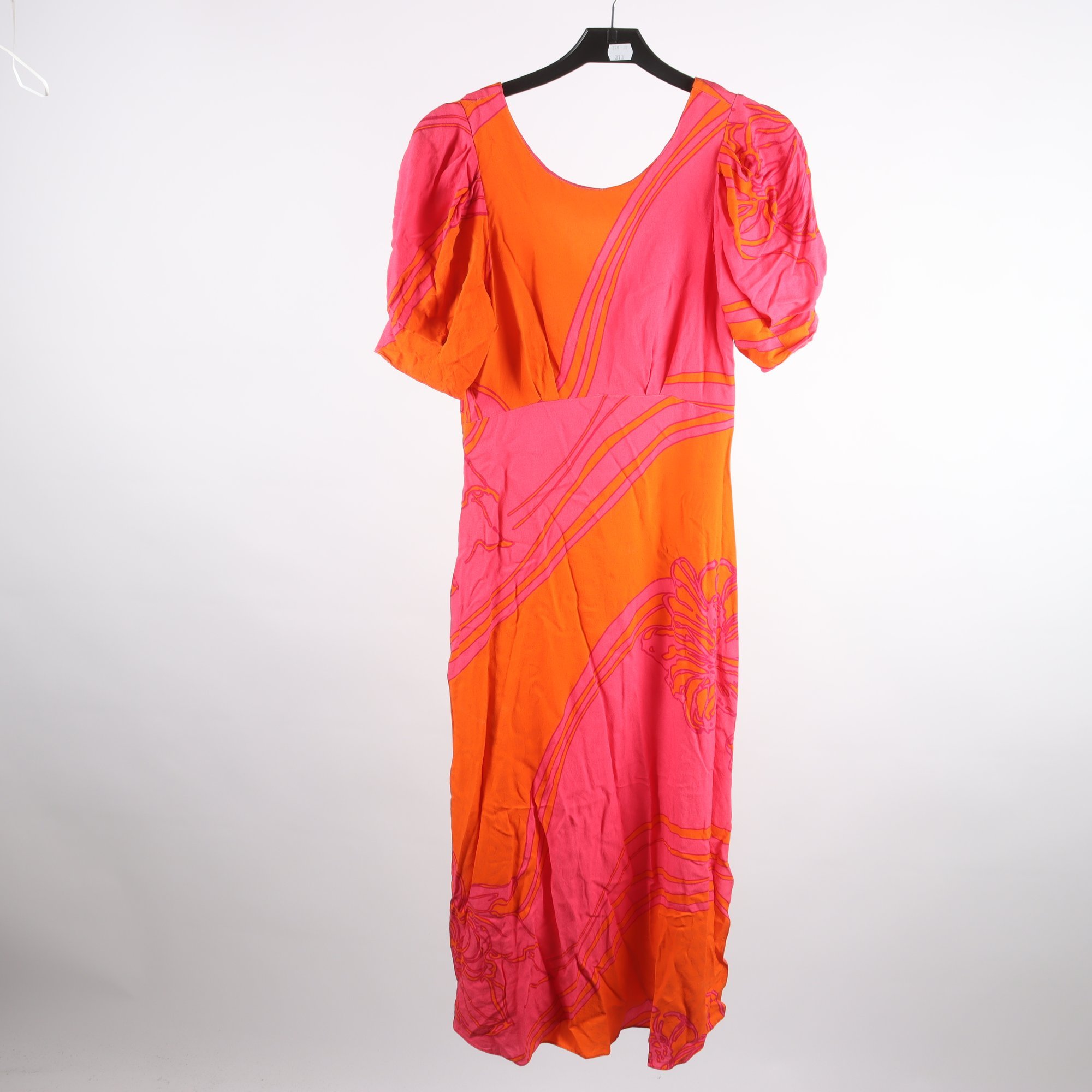 Klänning, Closet, rosa, orange, stl. XS.