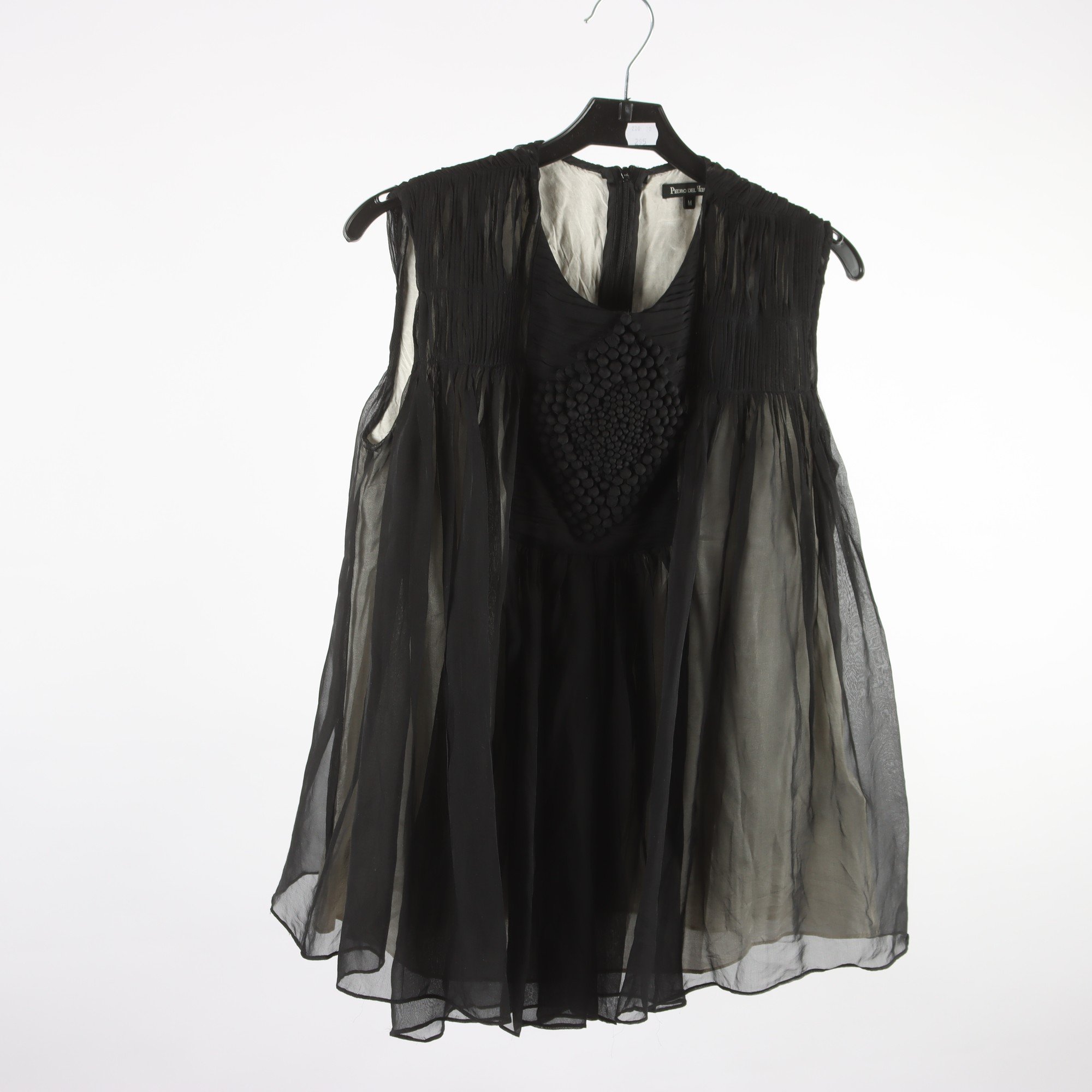 Linne, Pedro del Hierro, svart, 100% silke, stl. M.