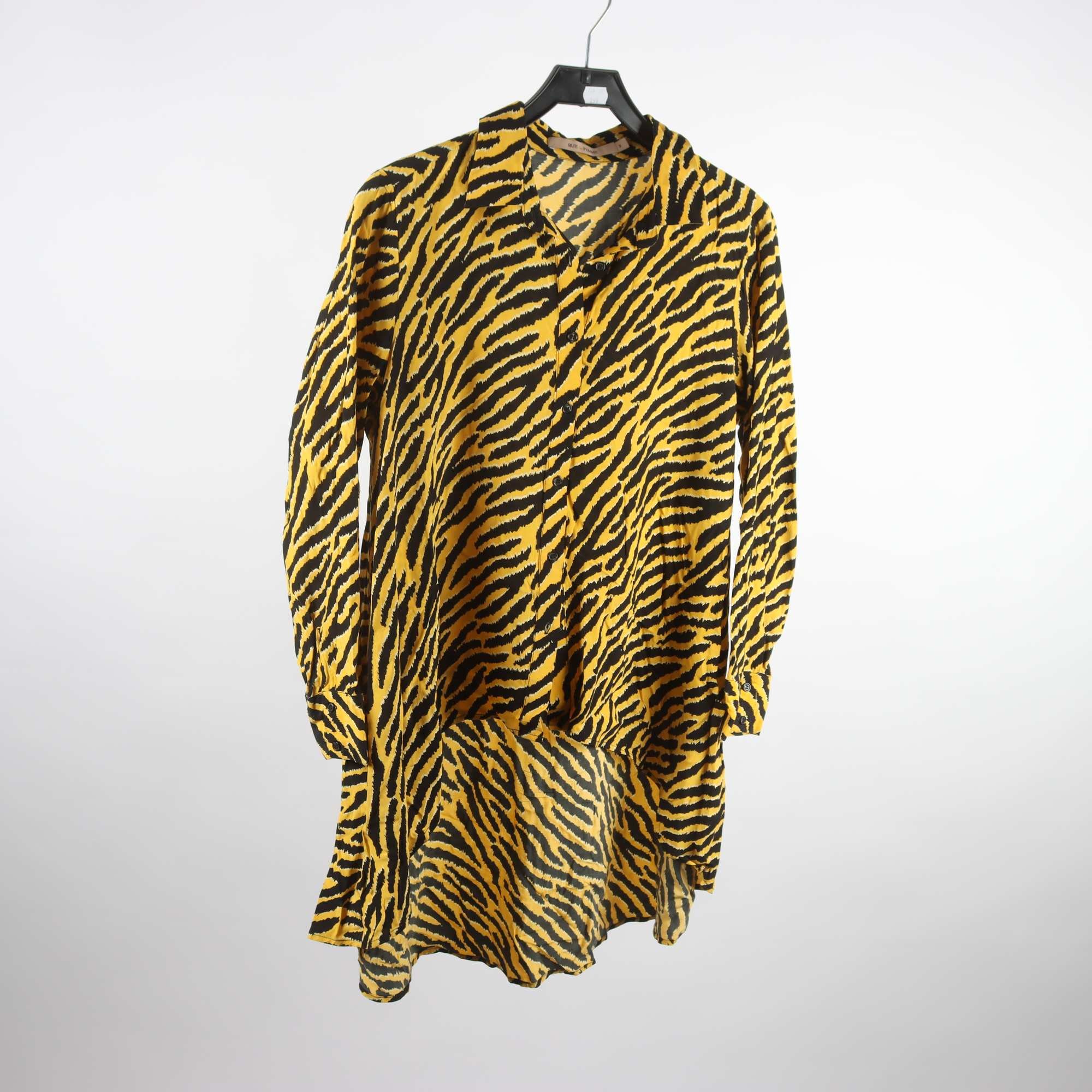 Blus, Rue de Femme, gul, svart, stl. S.