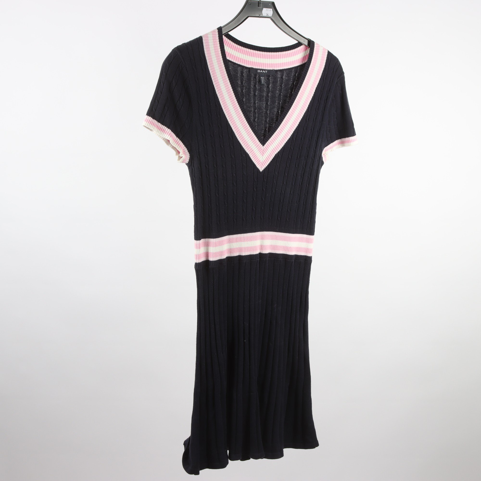 Klänning, Tommy Hilfiger, blå, vit, rosa, stl. M